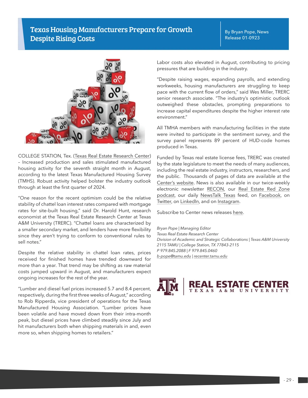 Page 29 of Manufactured Housing Review 2023 Q4