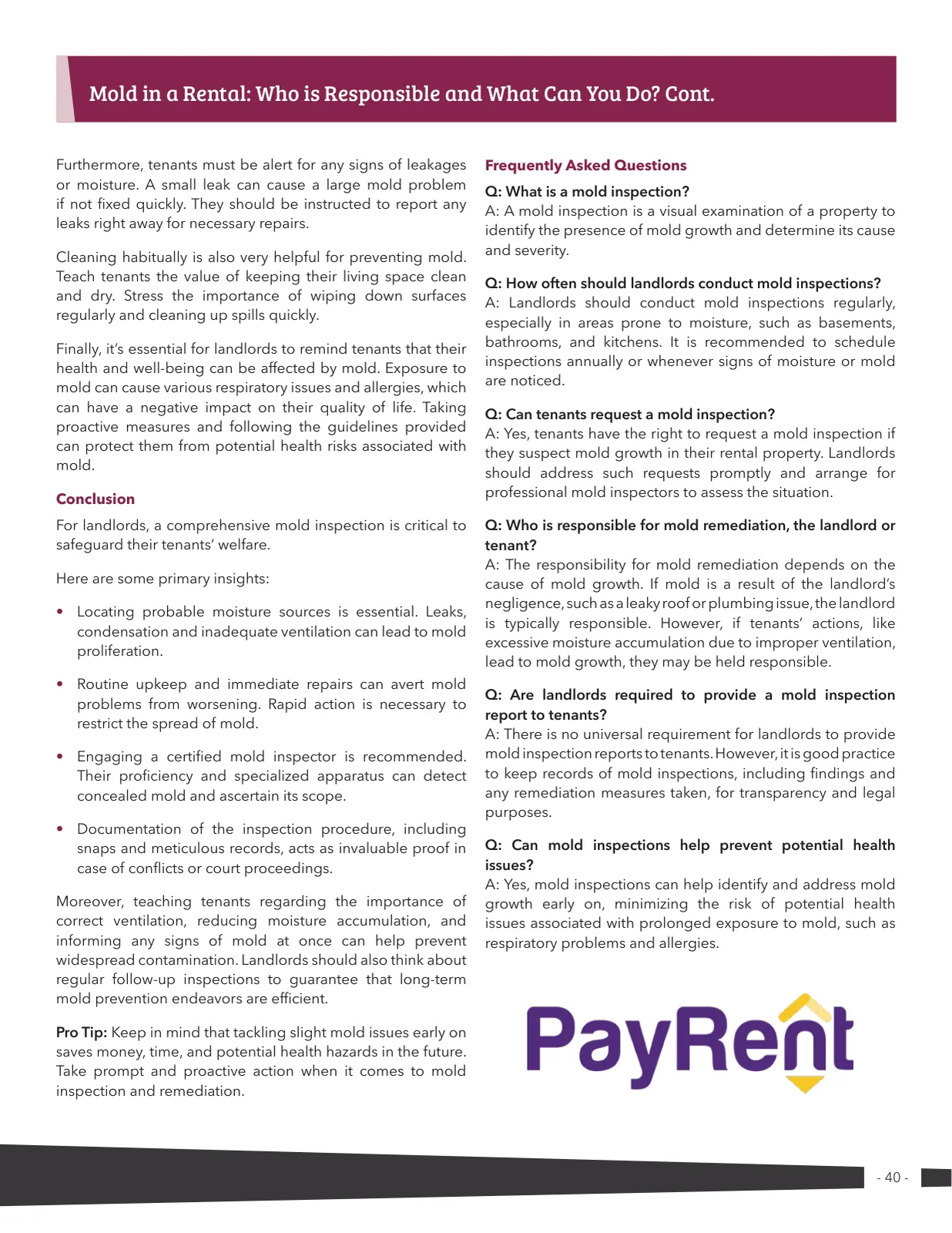 Page 40 of Manufactured Housing Review 2023 Q4