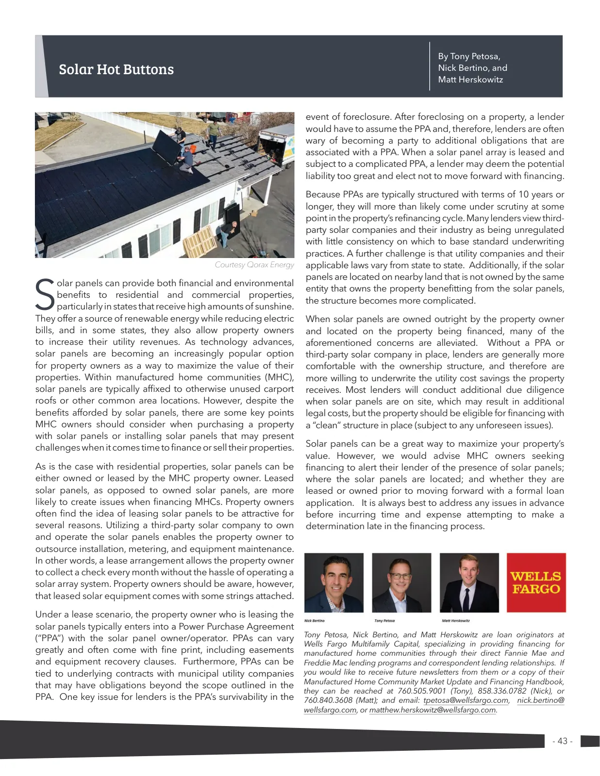Page 43 of Manufactured Housing Review 2023 Q4