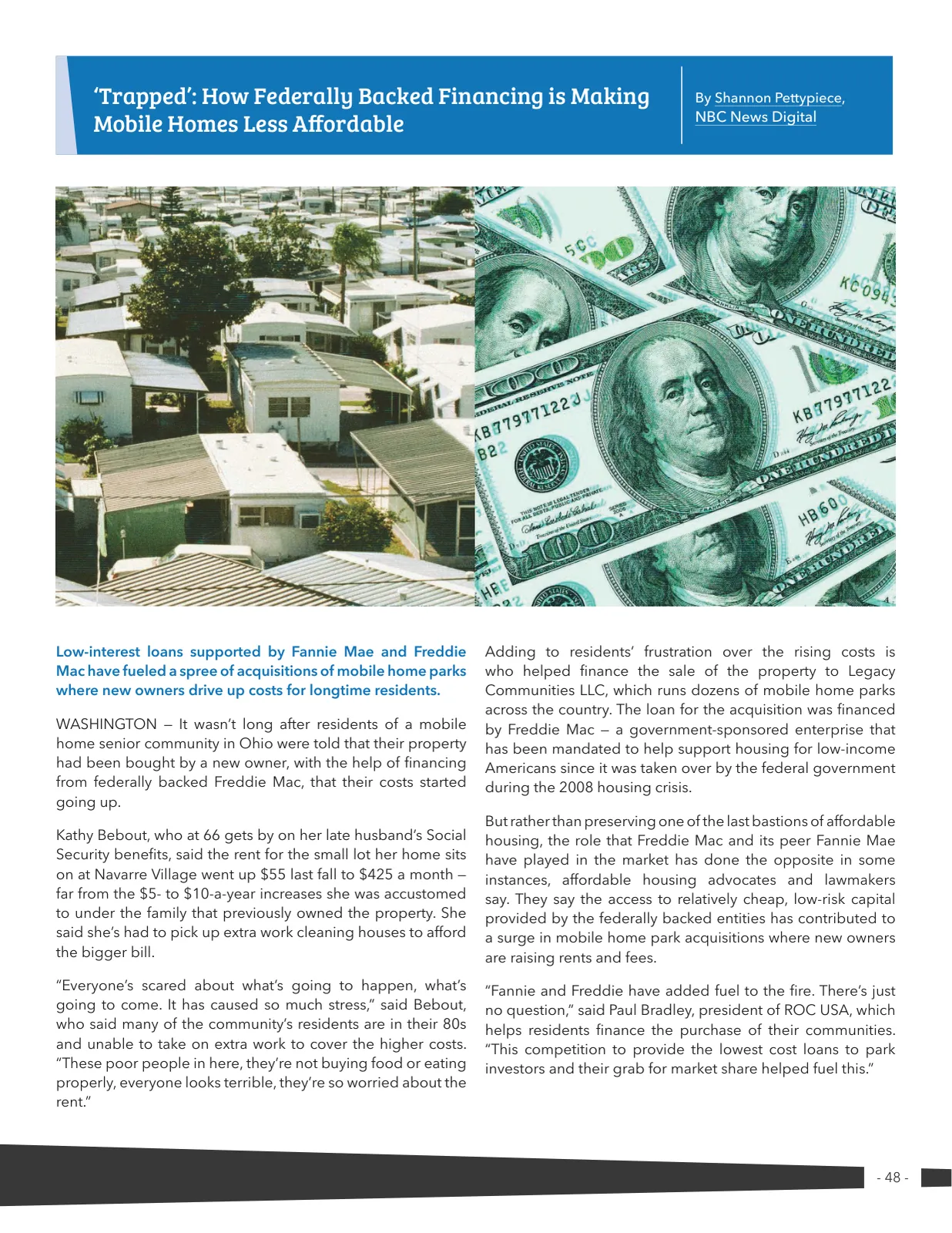 Page 48 of Manufactured Housing Review 2023 Q4