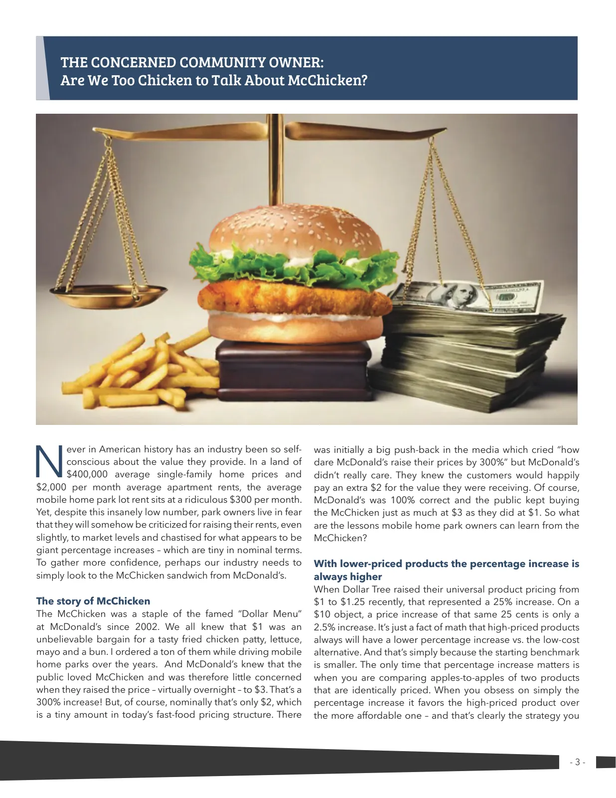 Page 3 of Manufactured Housing Review 2024 Q4