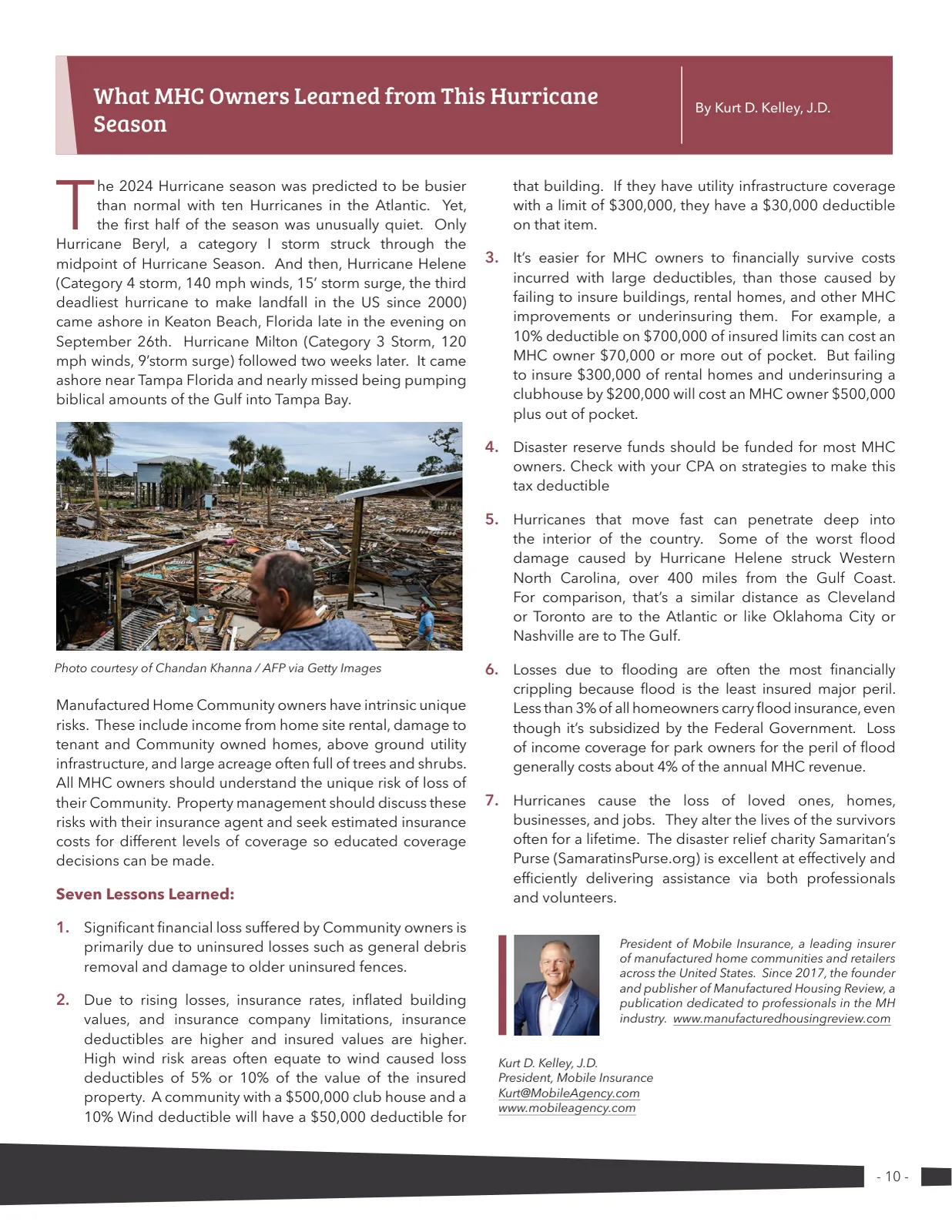 Page 10 of Manufactured Housing Review 2024 Q4
