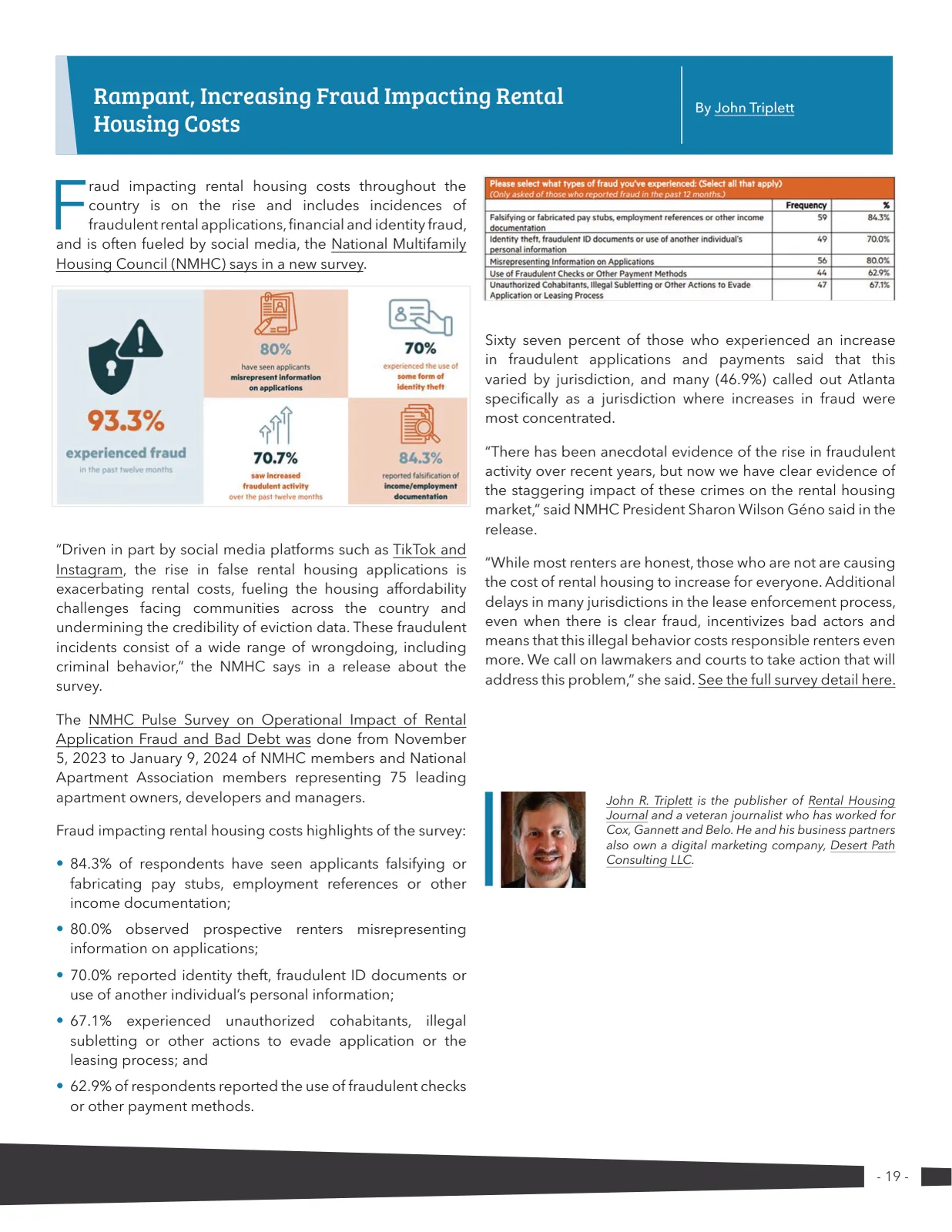 Page 19 of Manufactured Housing Review 2024 Q4