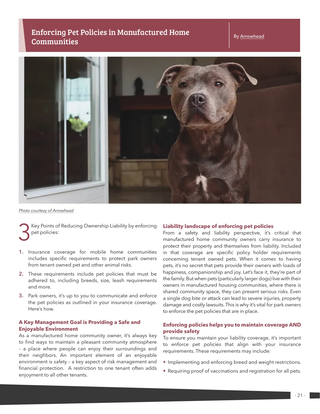 Page 21 of Manufactured Housing Review 2024 Q4