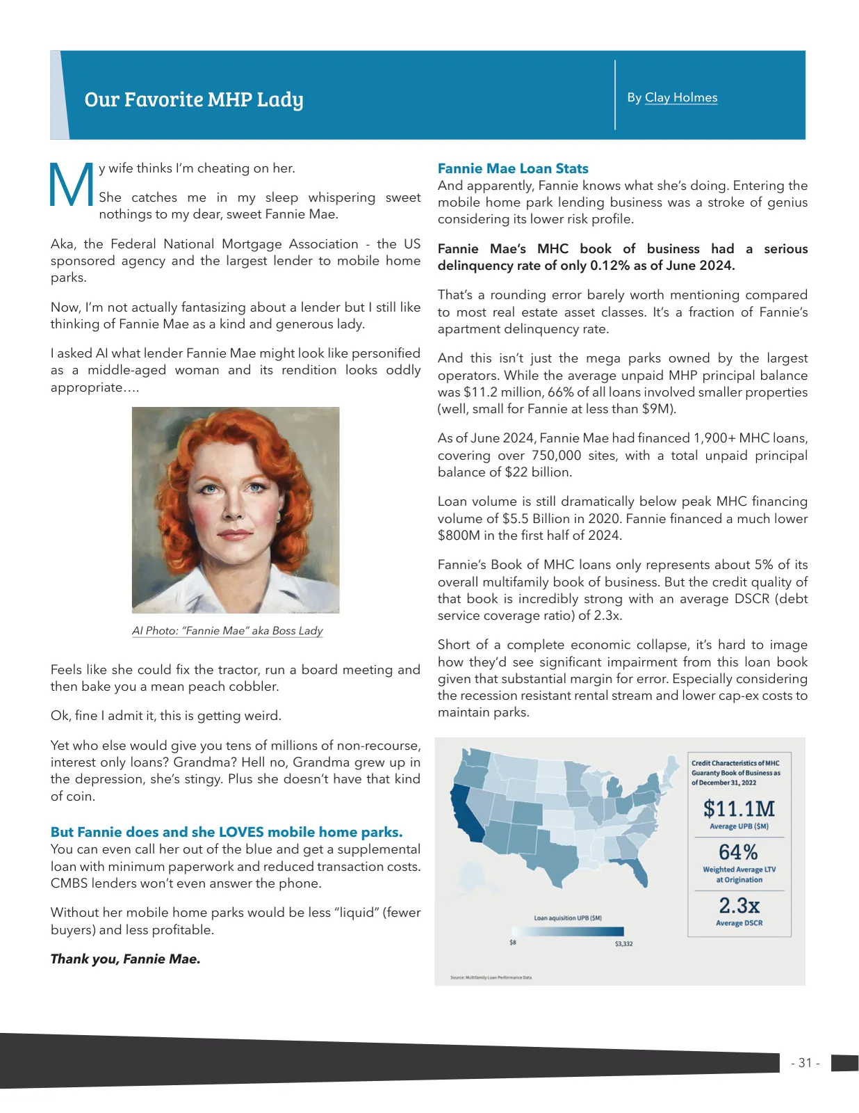 Page 31 of Manufactured Housing Review 2024 Q4