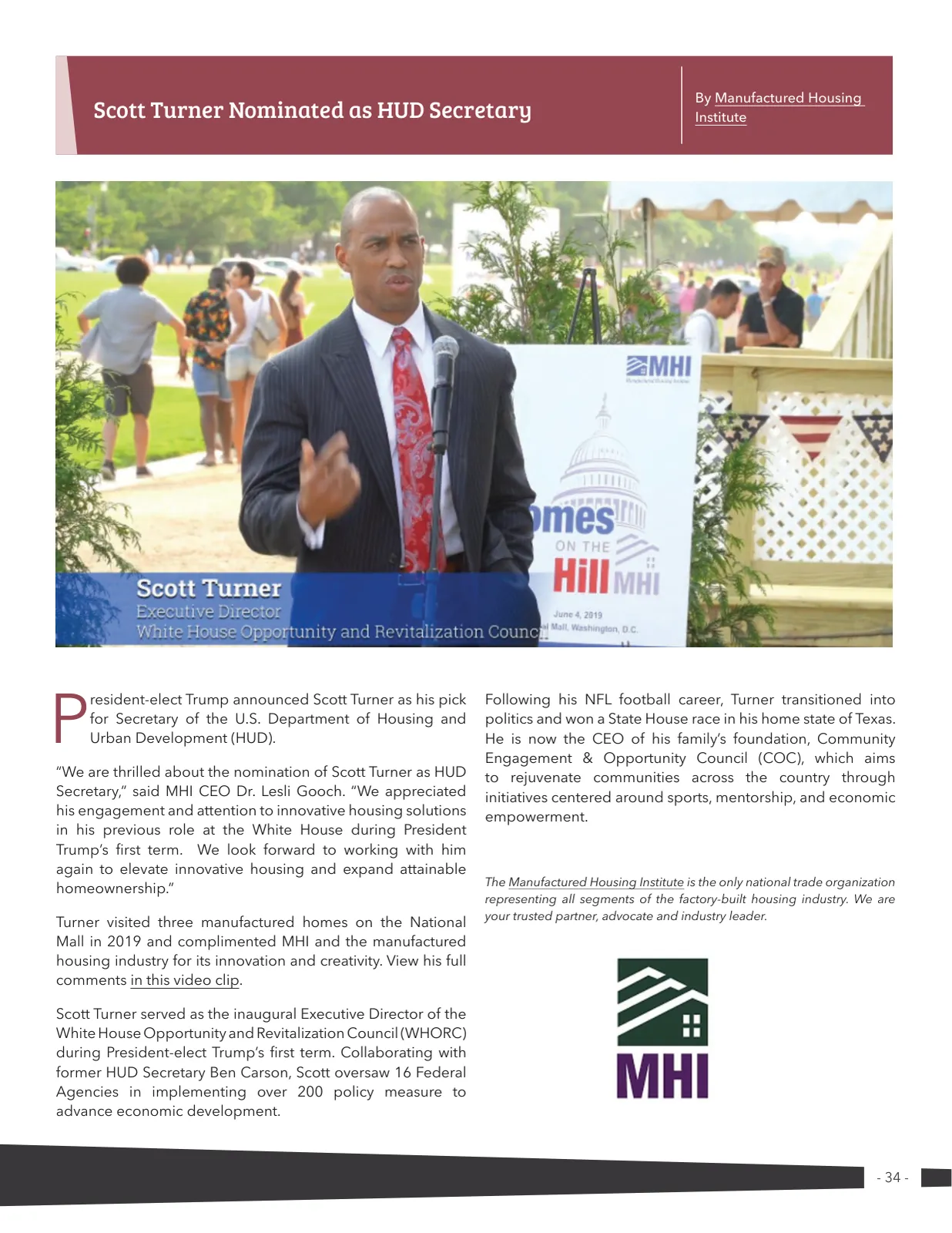 Page 34 of Manufactured Housing Review 2024 Q4