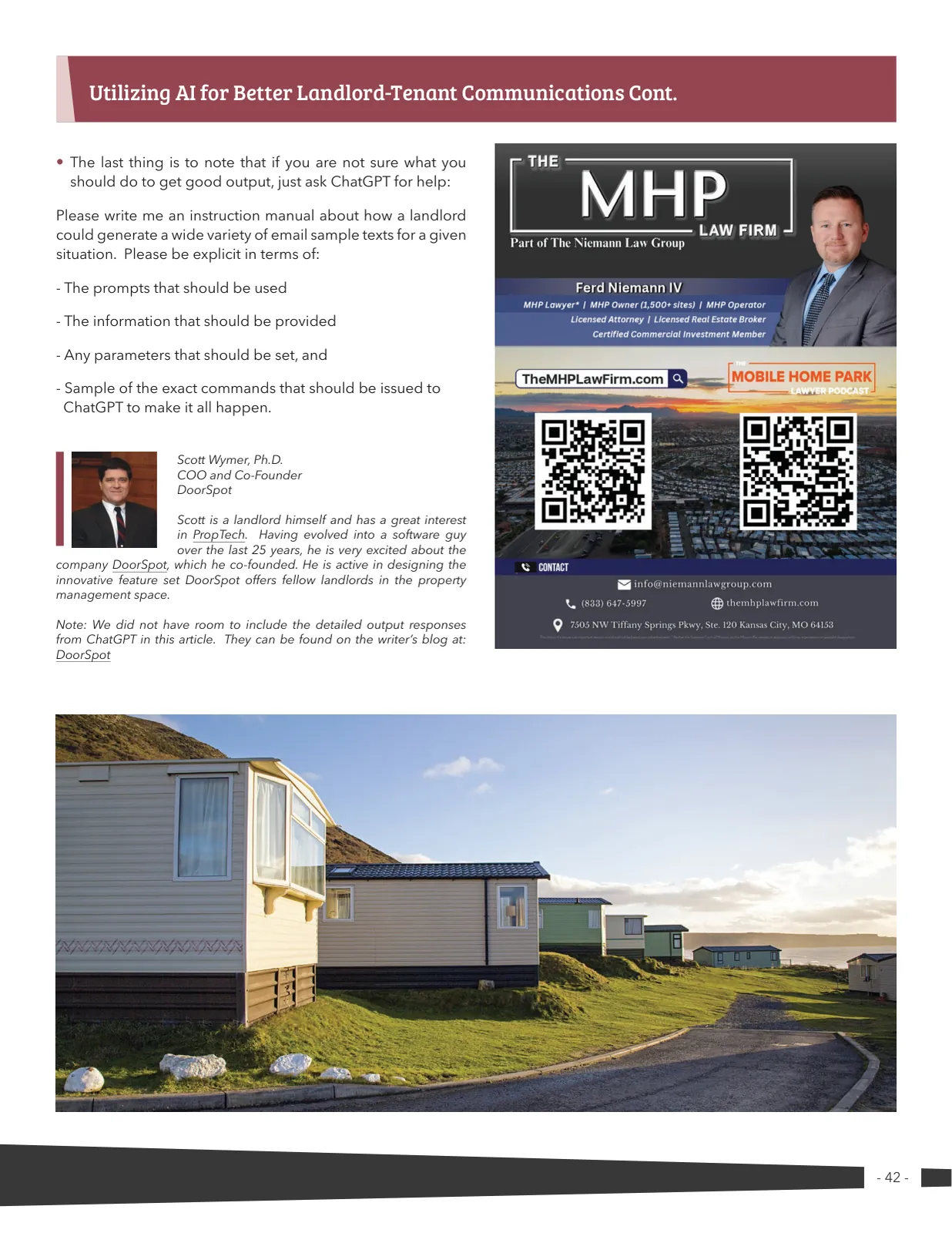 Page 42 of Manufactured Housing Review 2024 Q4