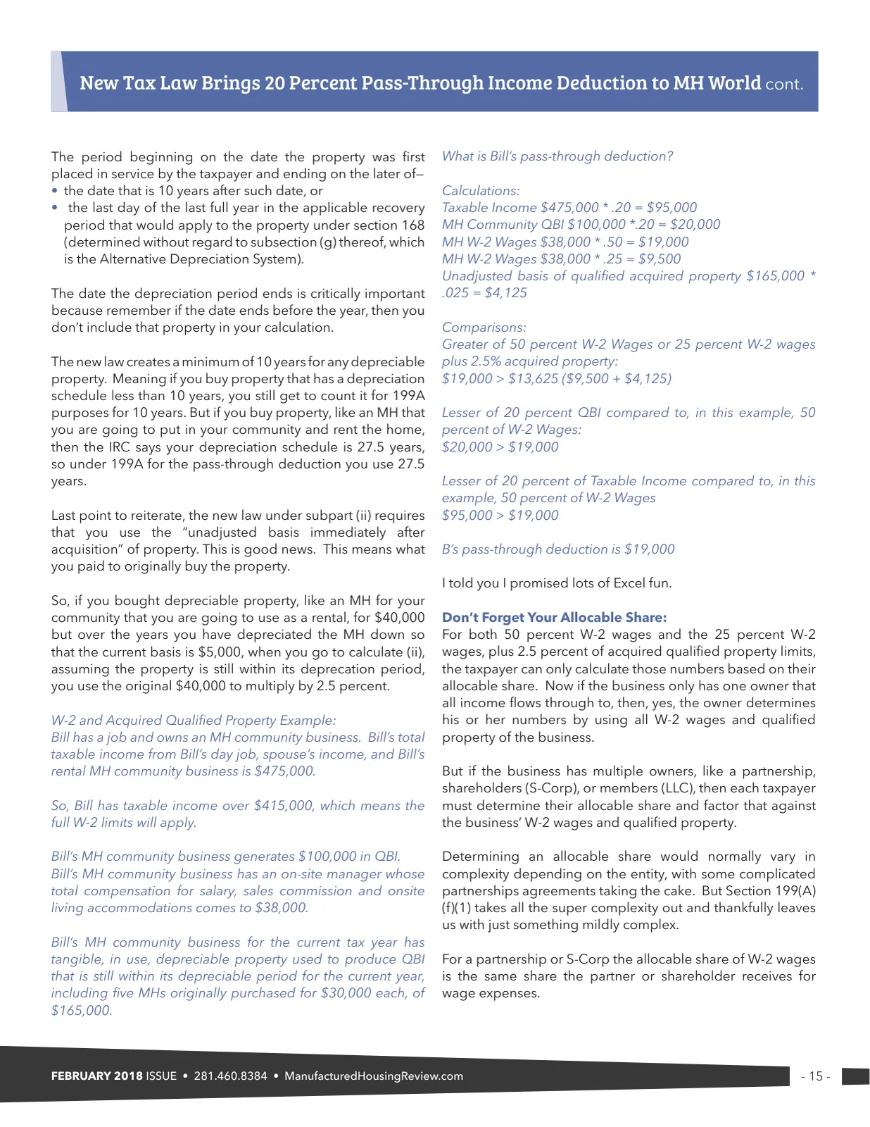 Page 15 of Manufactured Housing Review February 2018