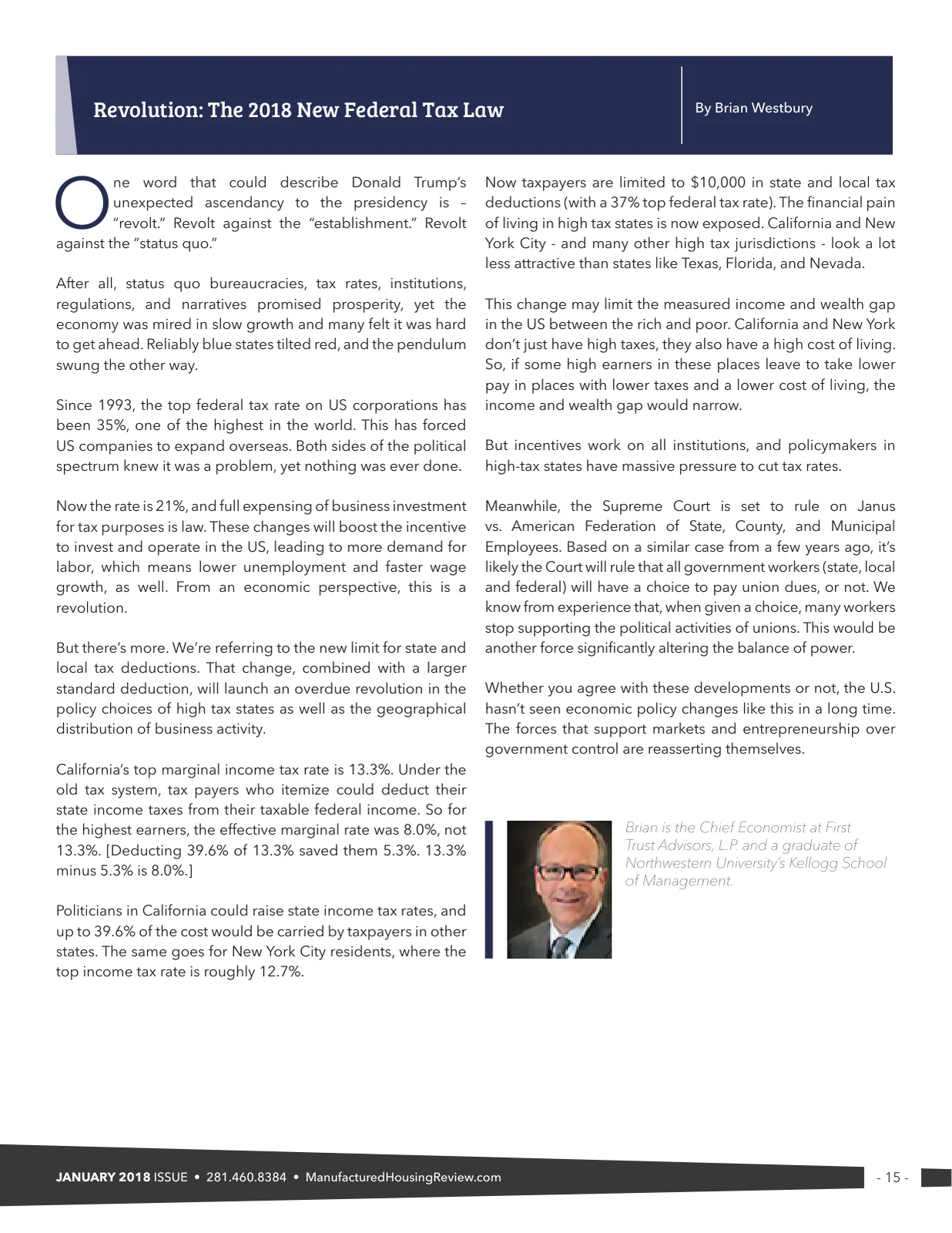 Page 15 of Manufactured Housing Review January 2018