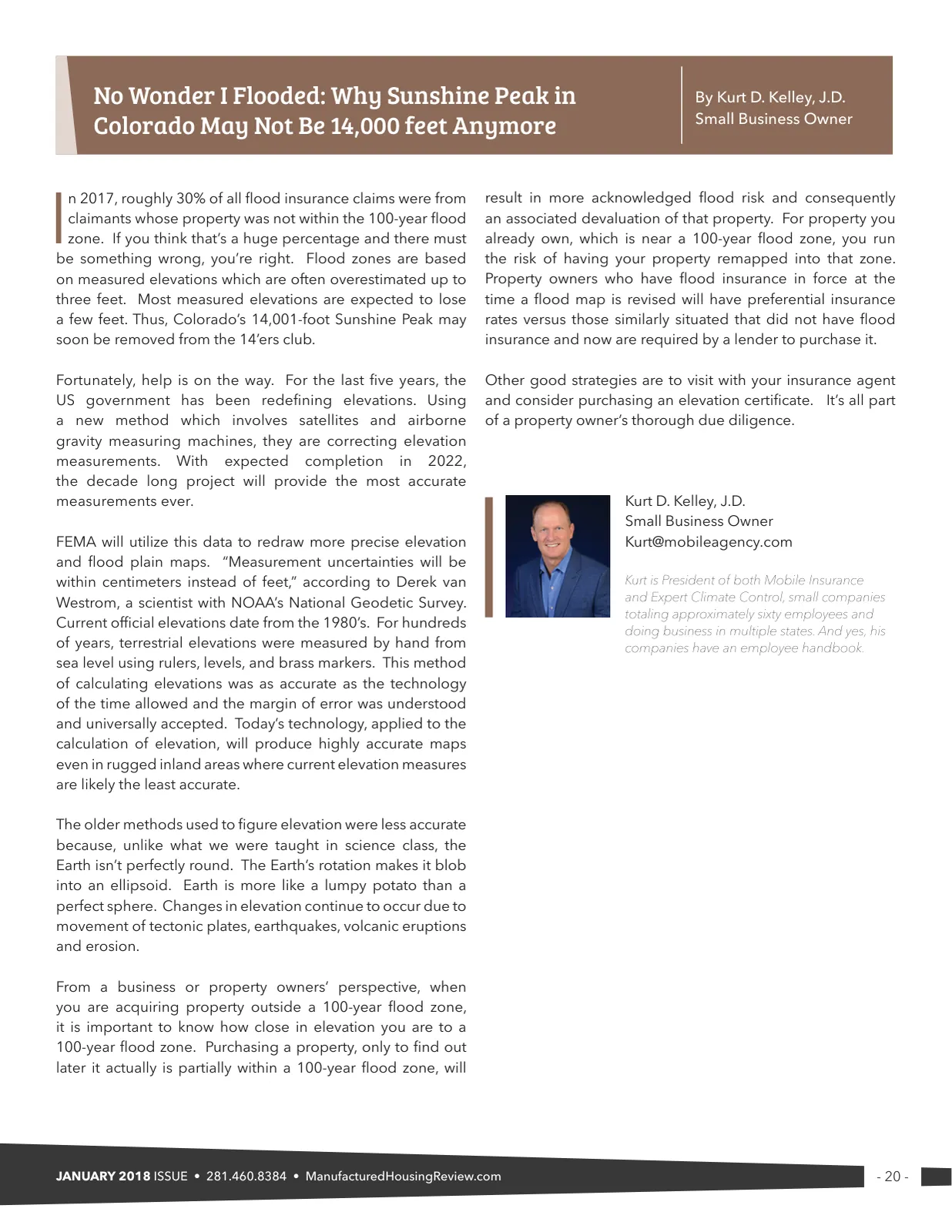 Page 20 of Manufactured Housing Review January 2018