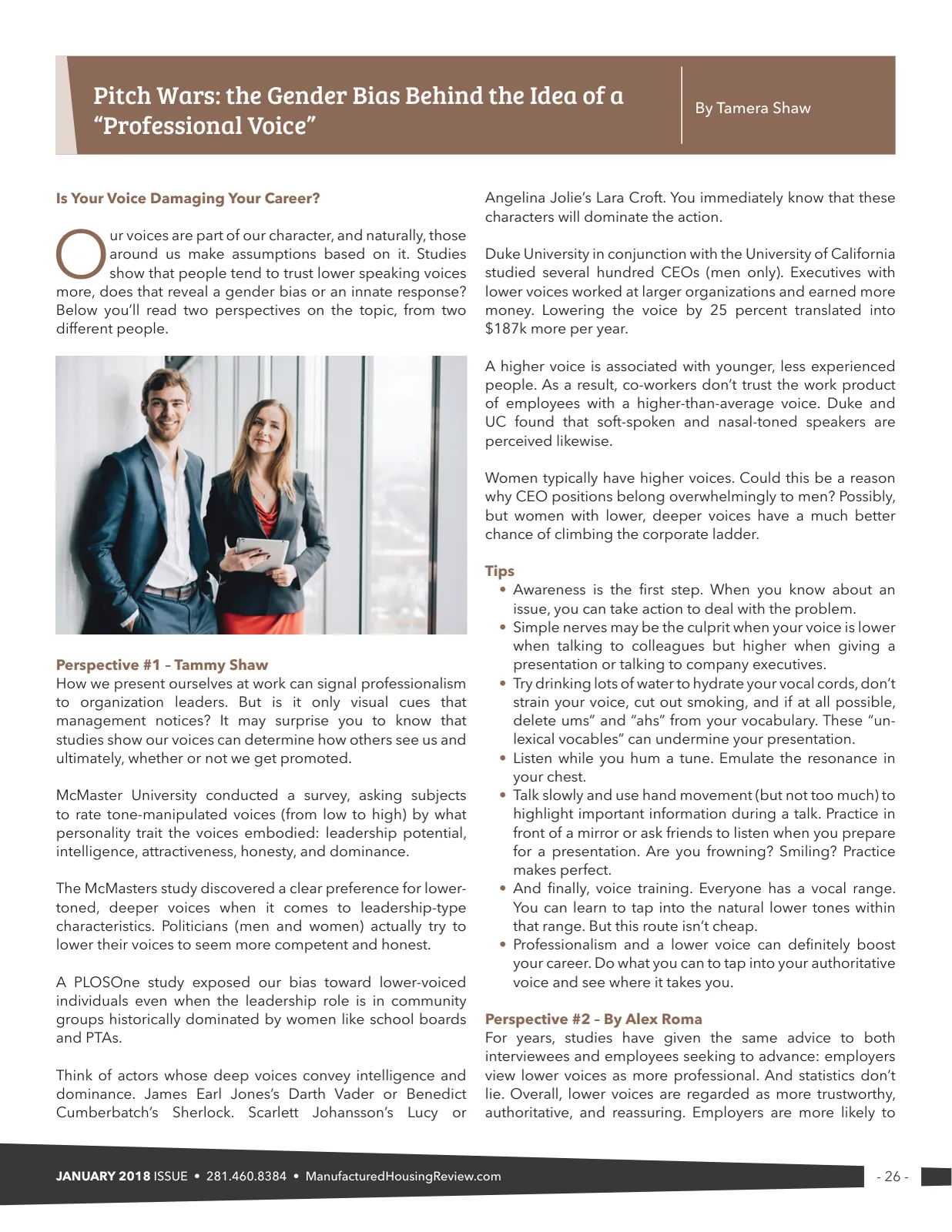 Page 26 of Manufactured Housing Review January 2018