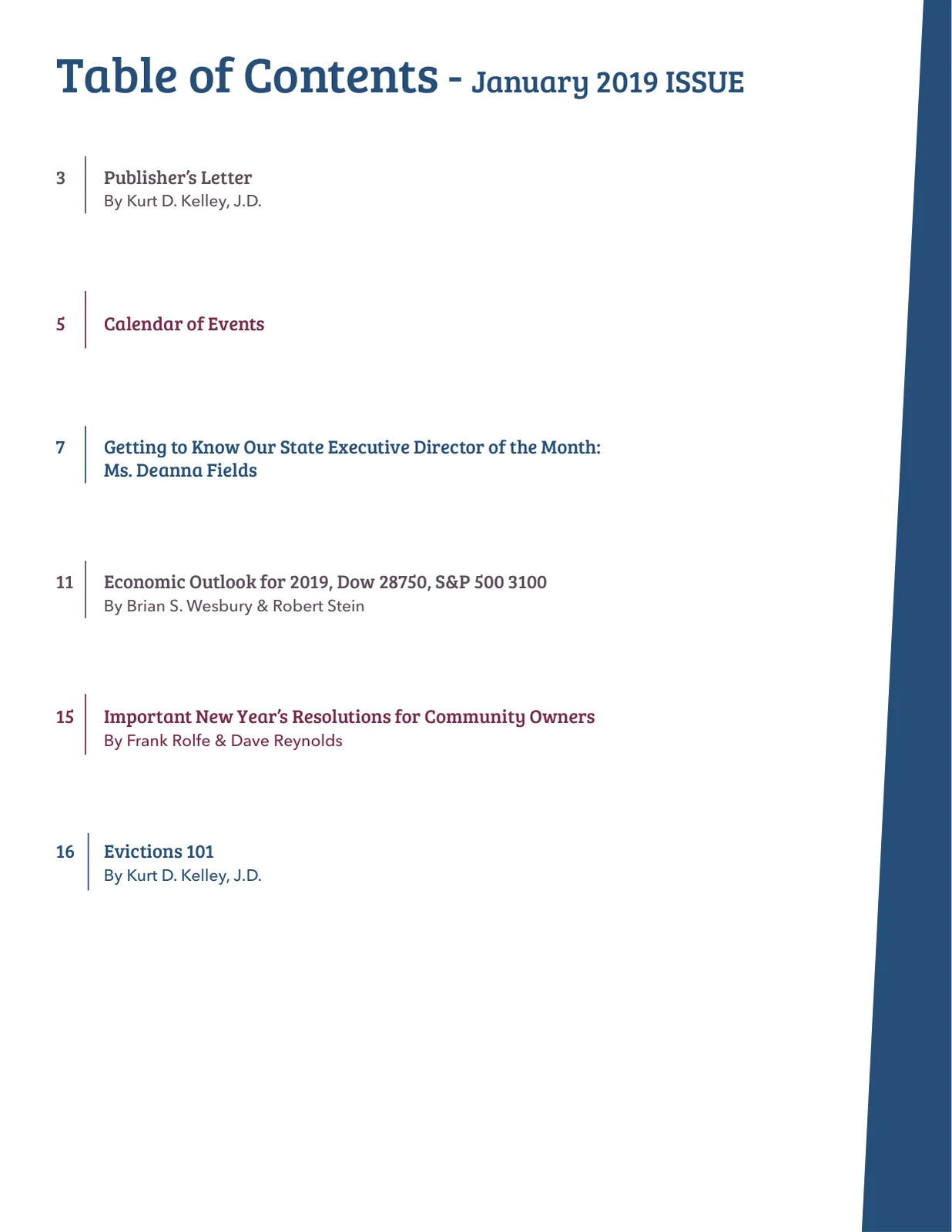 Page 2 of Manufactured Housing Review January 2019