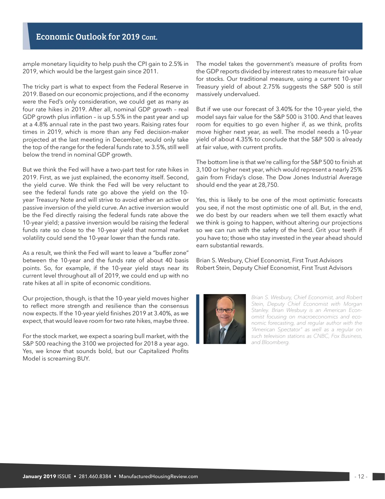 Page 12 of Manufactured Housing Review January 2019