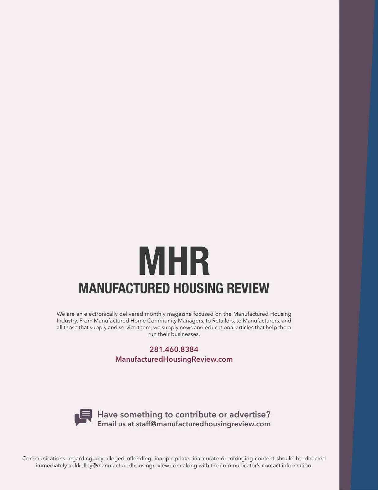 Page 23 of Manufactured Housing Review January 2019