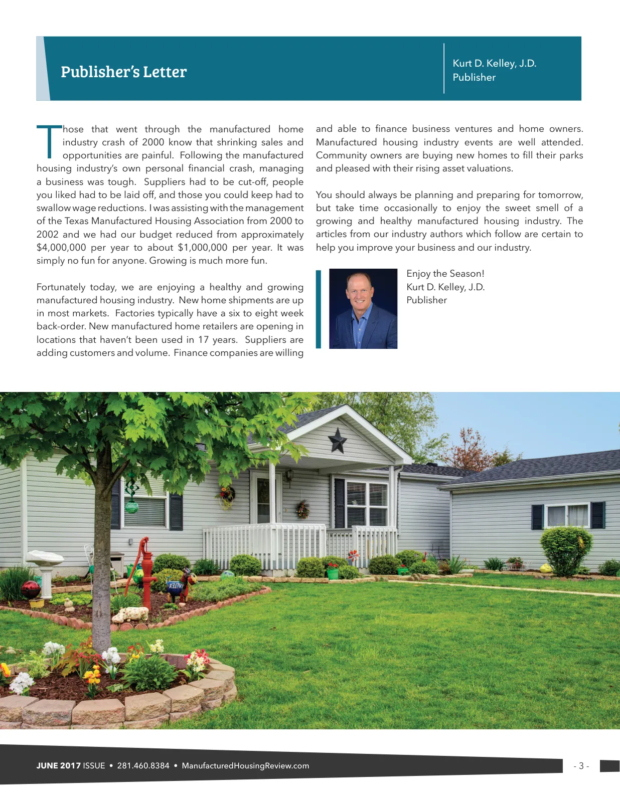 Page 3 of Manufactured Housing Review June 2017