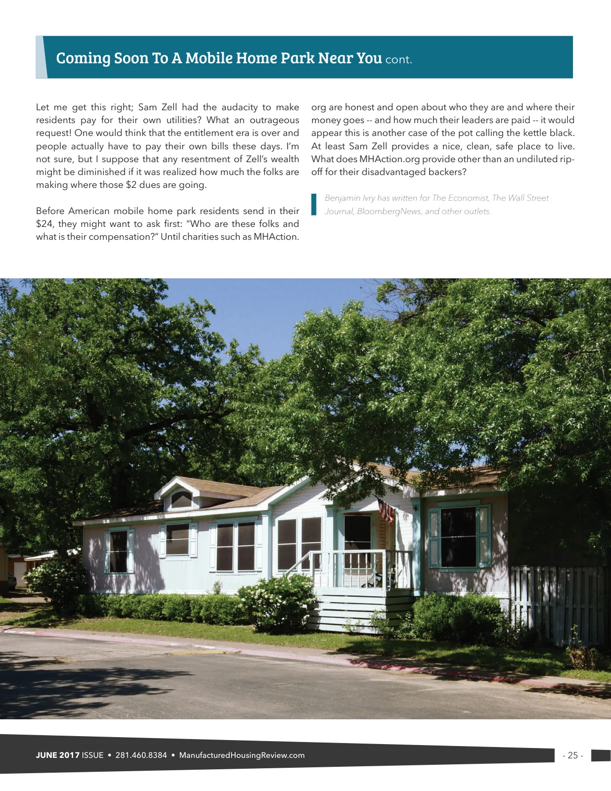 Page 25 of Manufactured Housing Review June 2017