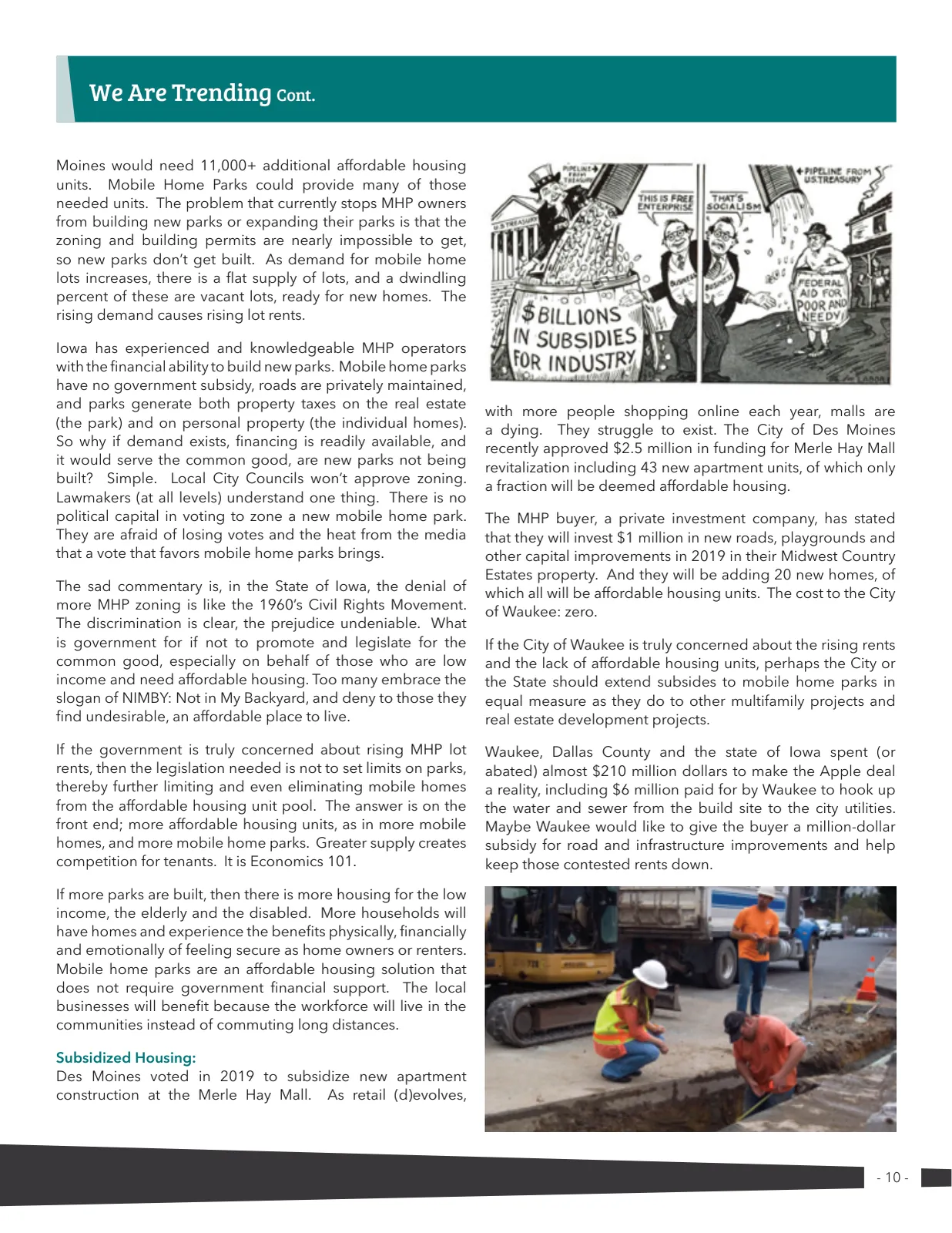 Page 10 of Manufactured Housing Review 2019 Q2