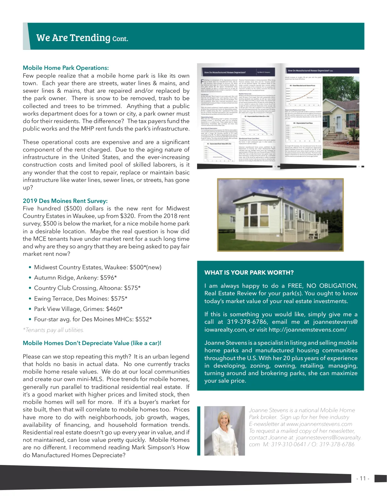 Page 11 of Manufactured Housing Review 2019 Q2