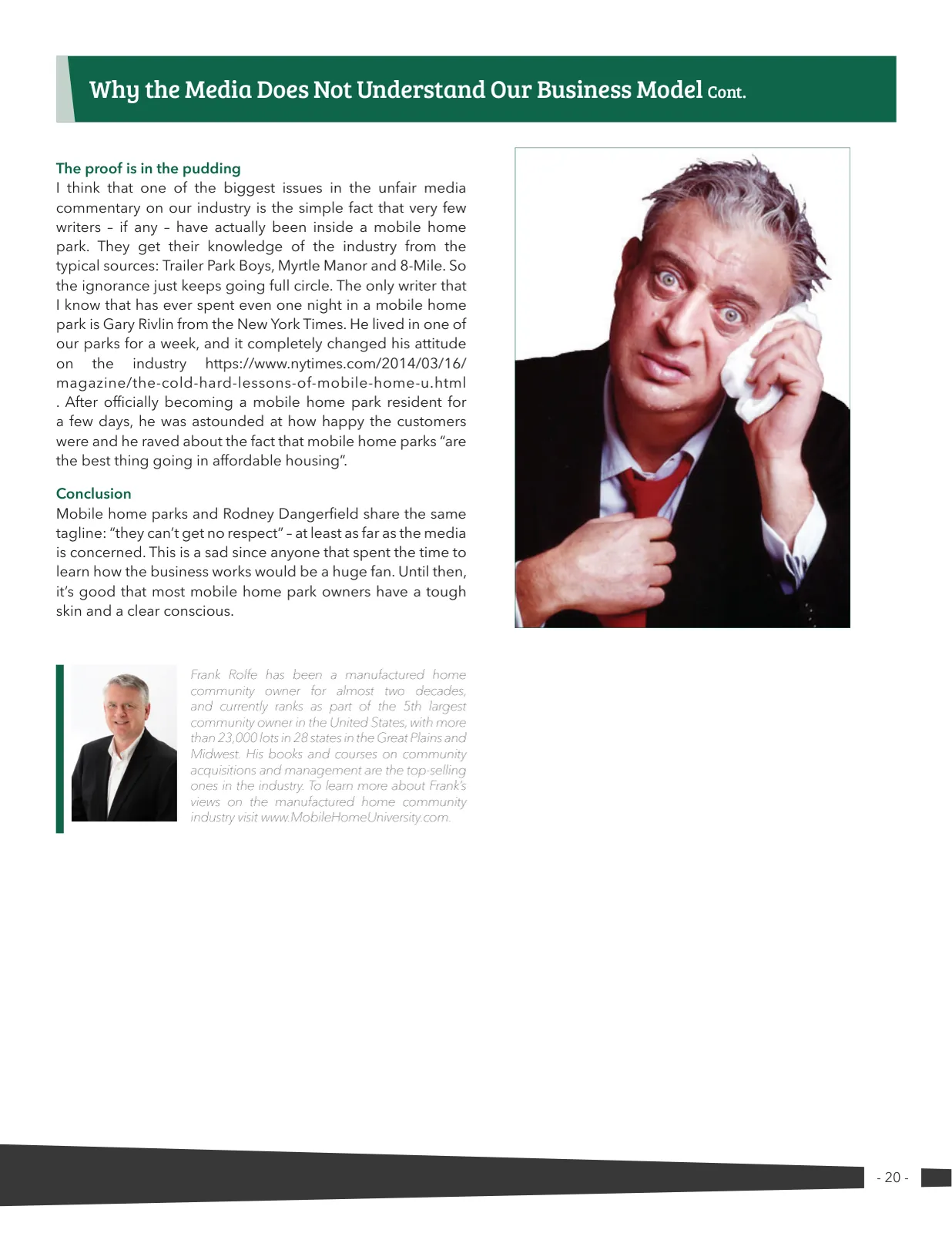 Page 20 of Manufactured Housing Review 2019 Q2