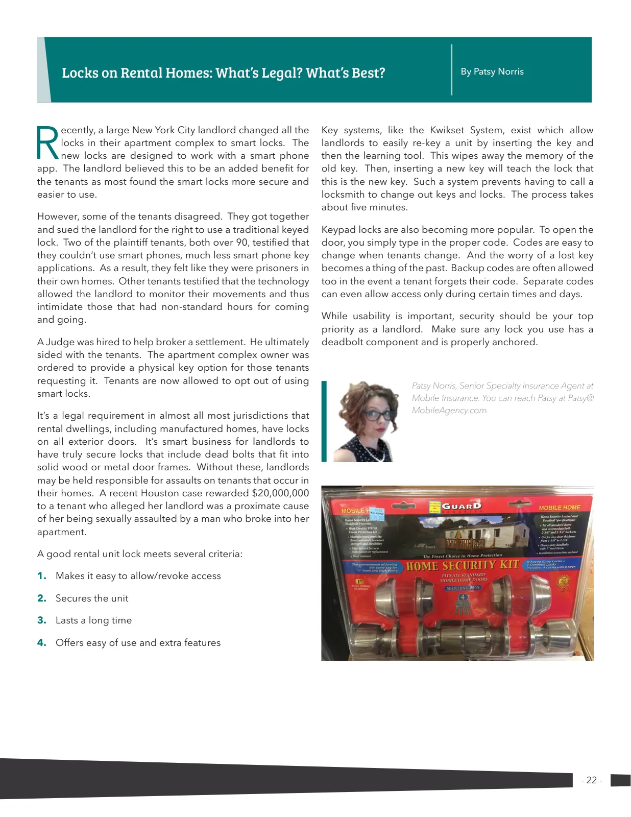 Page 22 of Manufactured Housing Review 2019 Q2