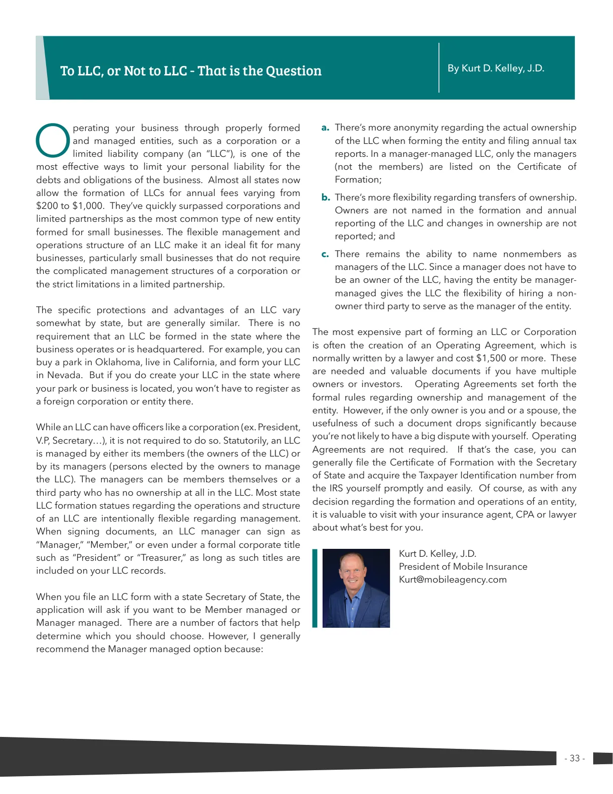 Page 33 of Manufactured Housing Review 2019 Q2