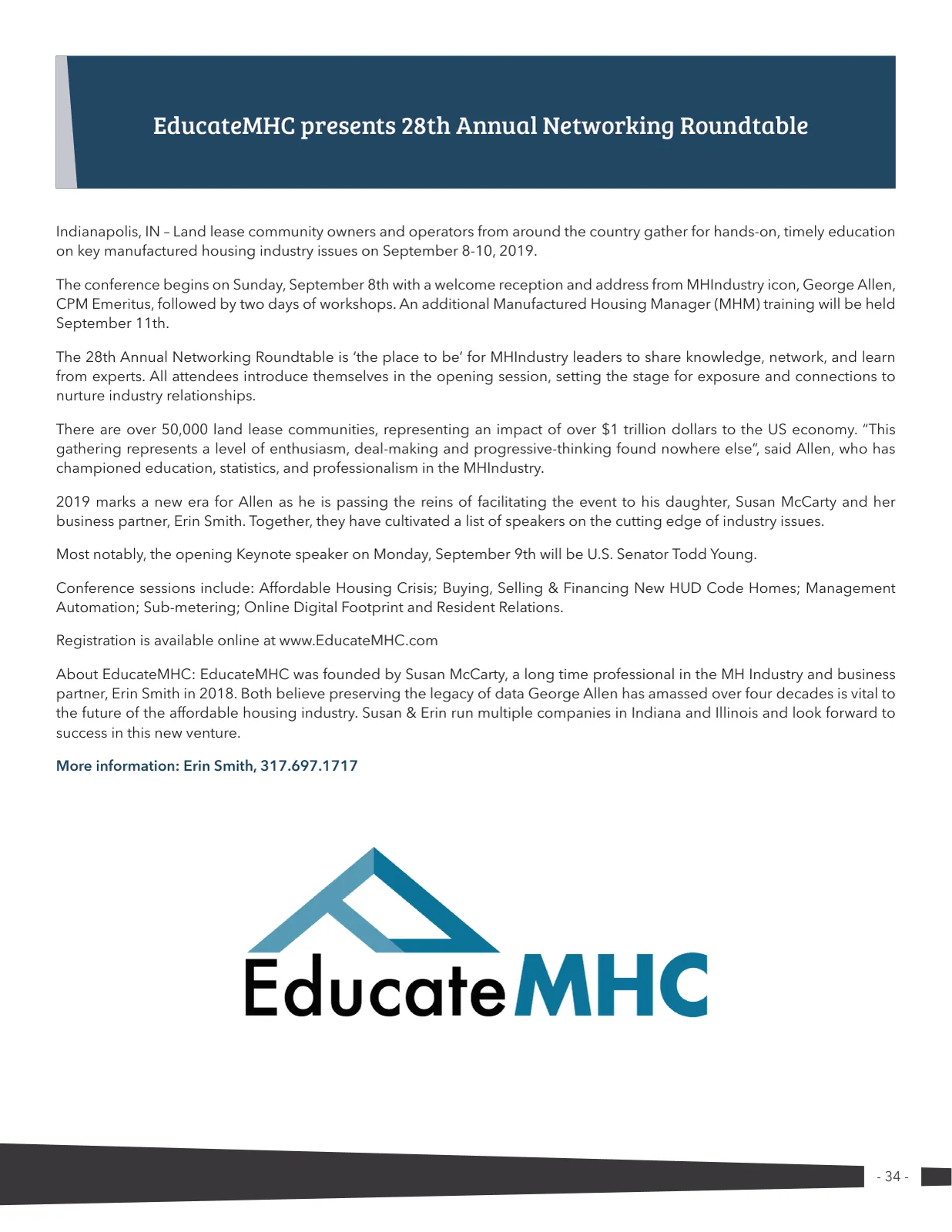 Page 34 of Manufactured Housing Review 2019 Q2
