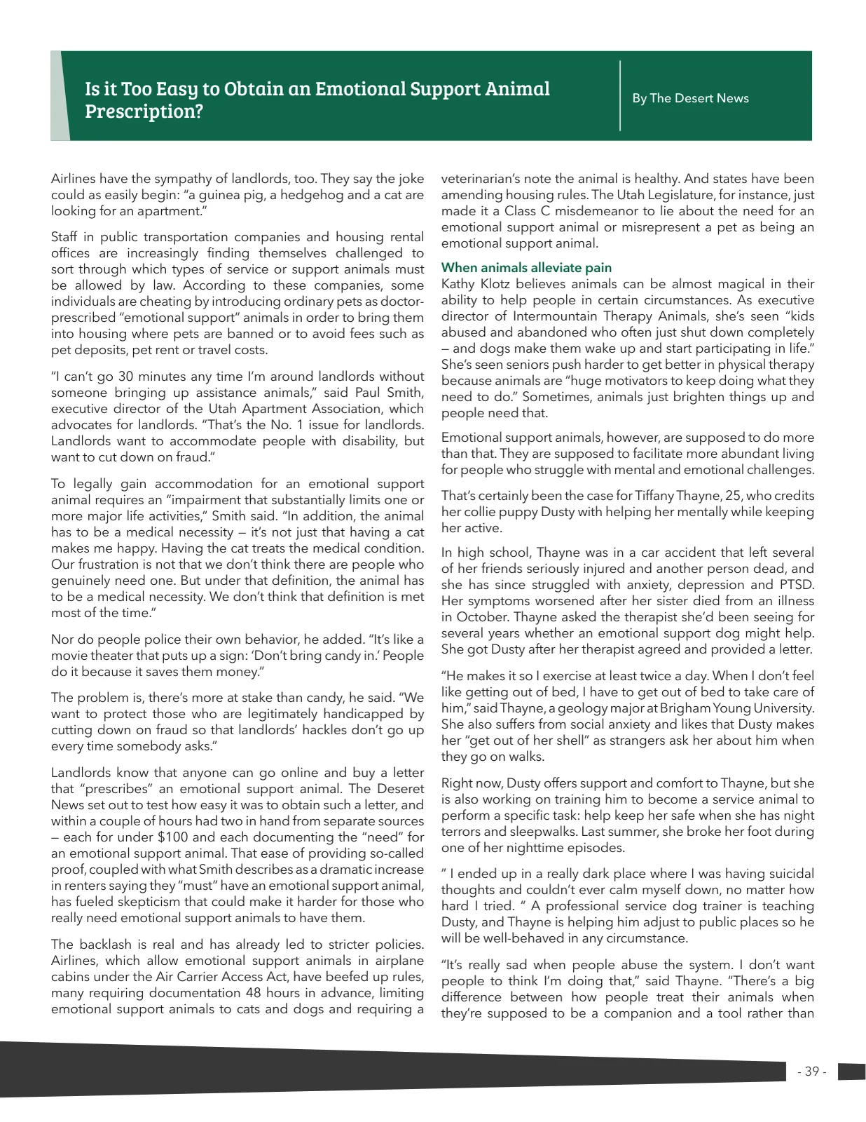 Page 39 of Manufactured Housing Review 2019 Q2