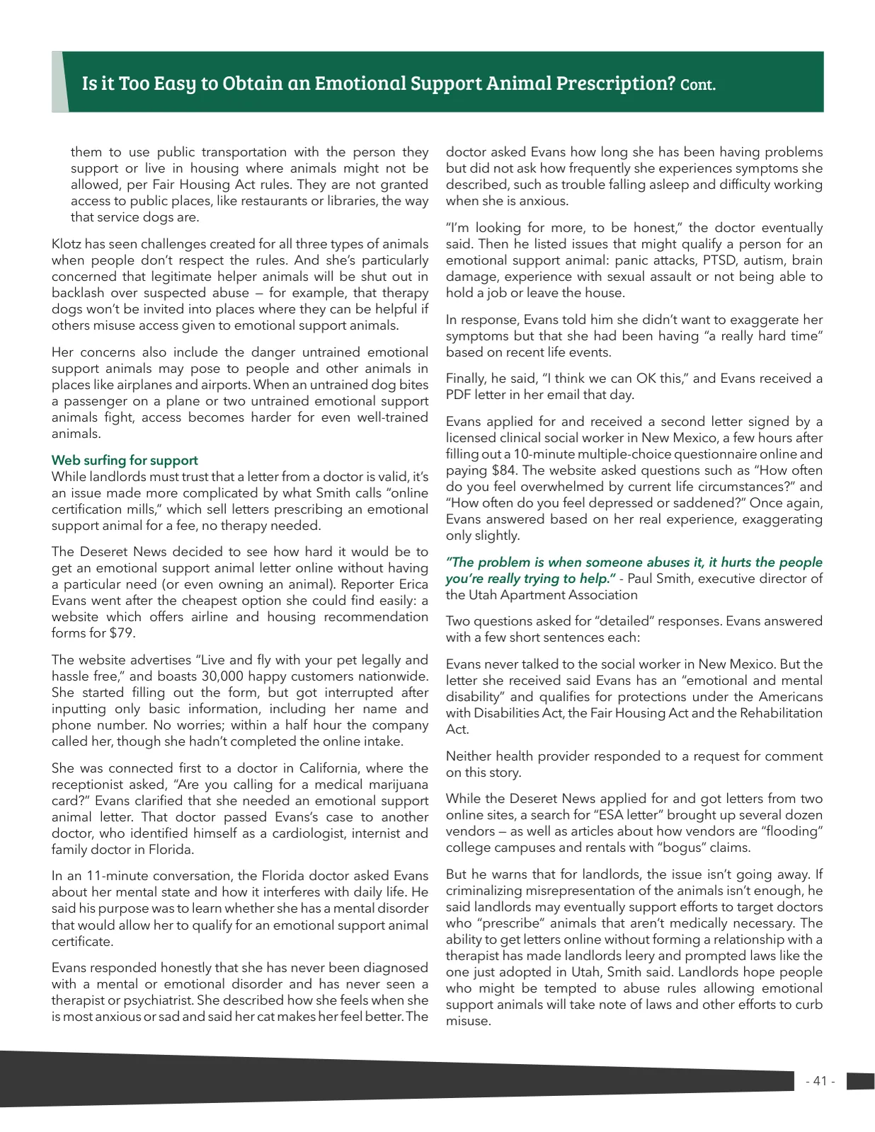 Page 41 of Manufactured Housing Review 2019 Q2