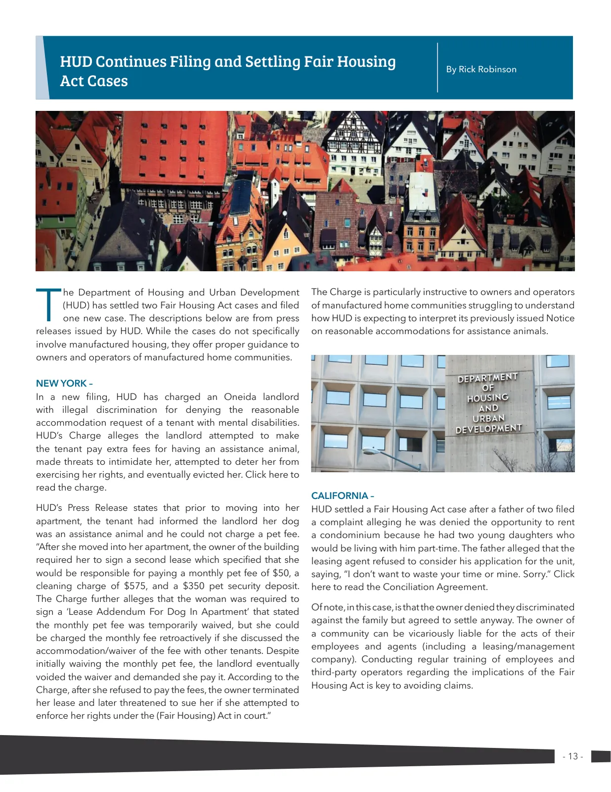 Page 13 of Manufactured Housing Review 2020 Q2