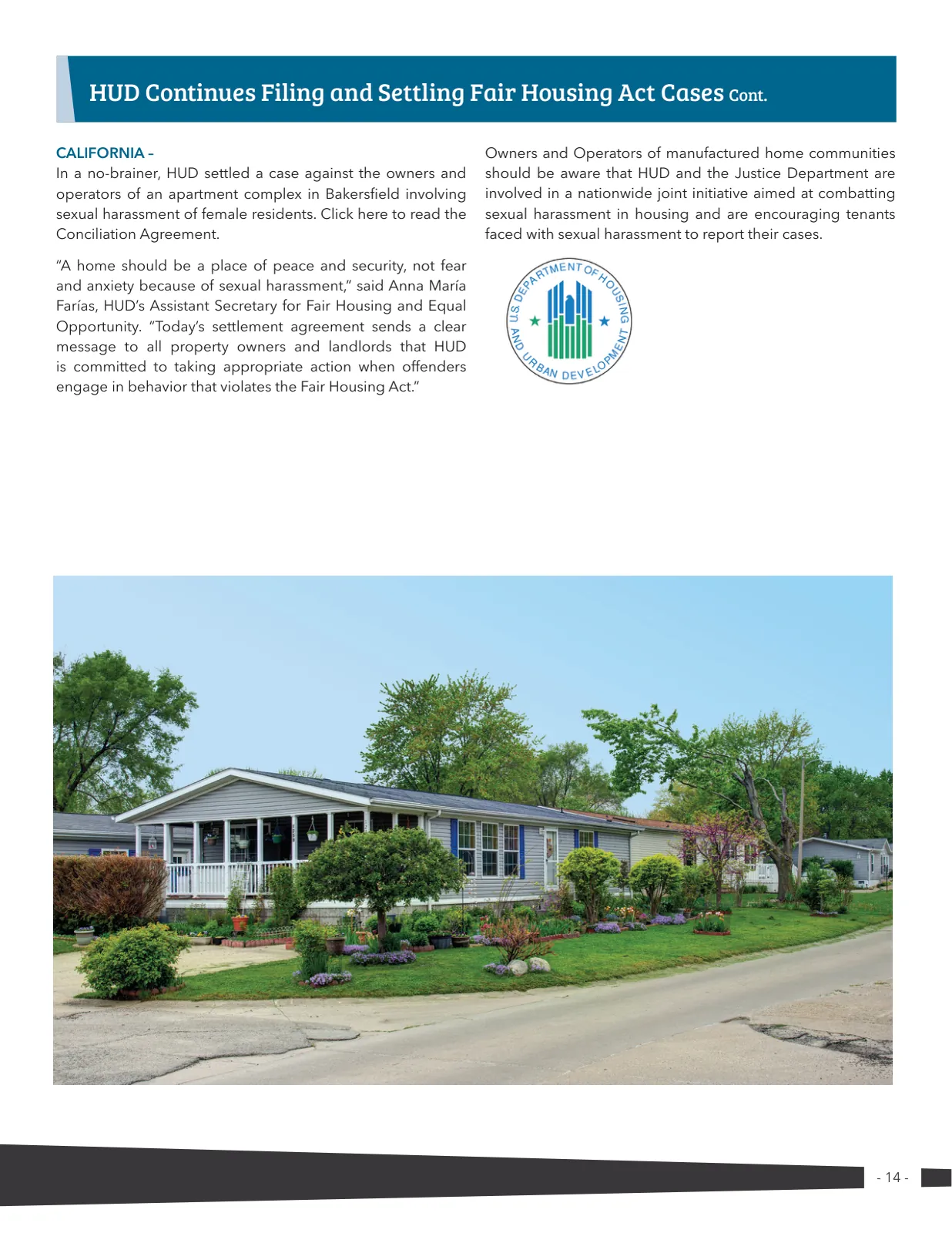 Page 14 of Manufactured Housing Review 2020 Q2