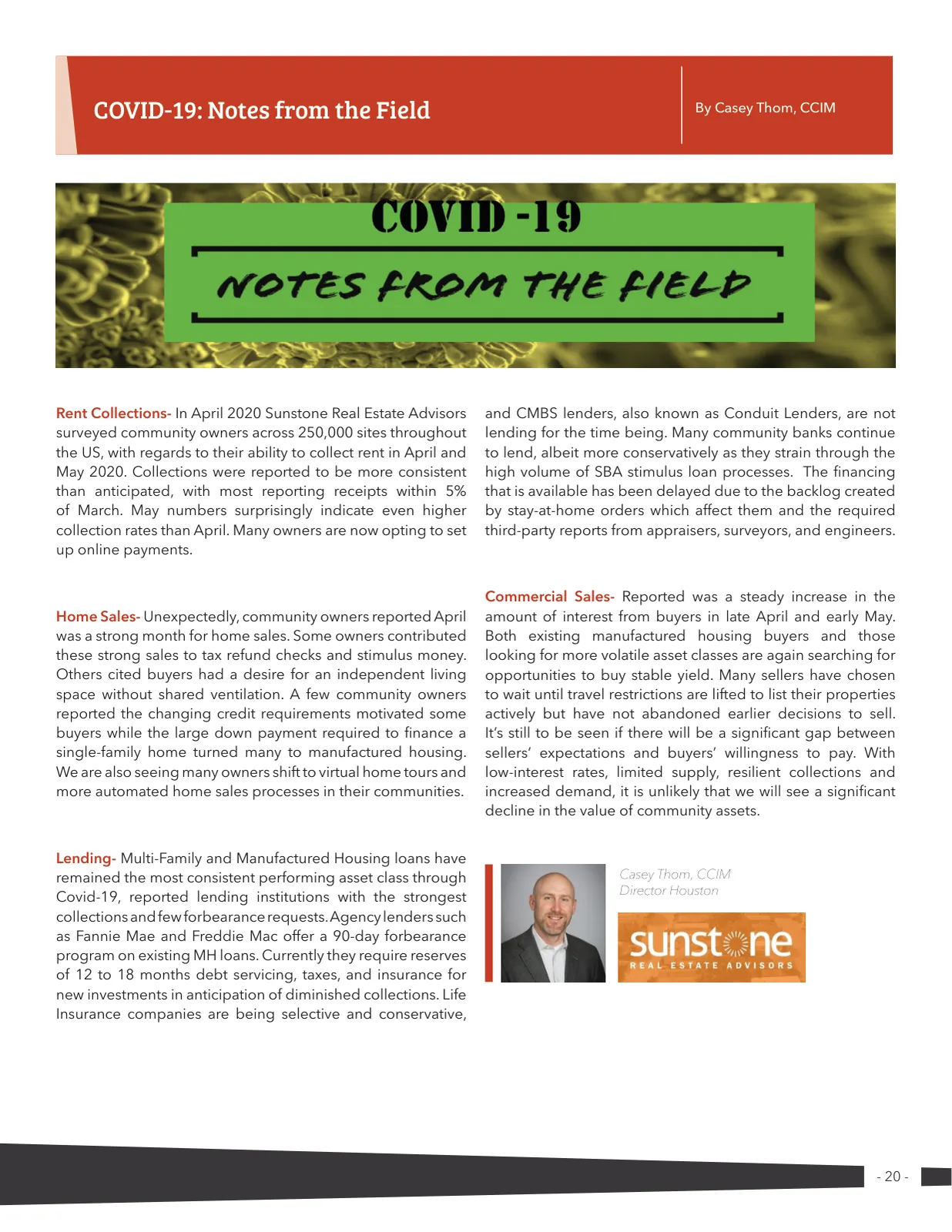 Page 20 of Manufactured Housing Review 2020 Q2