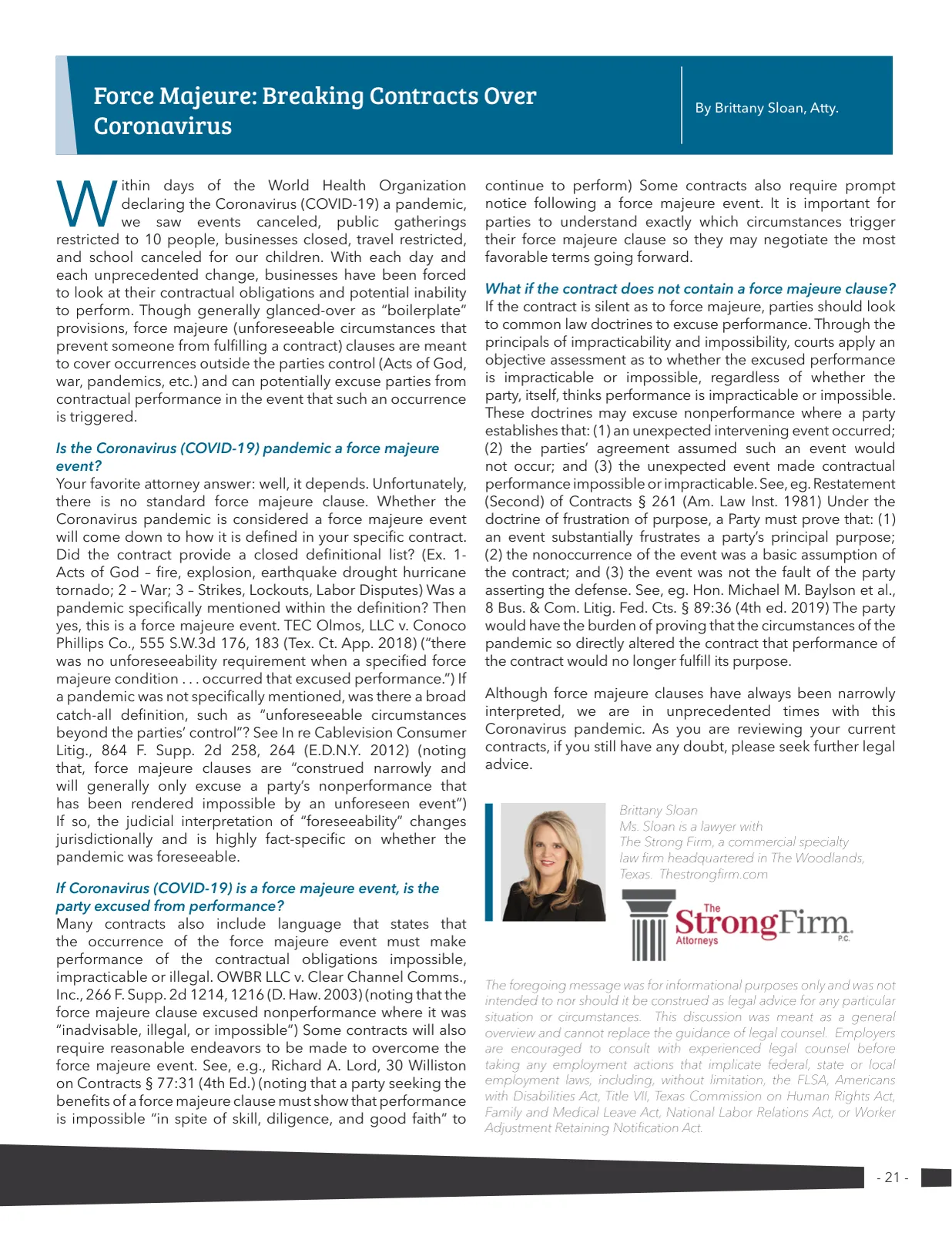 Page 21 of Manufactured Housing Review 2020 Q2
