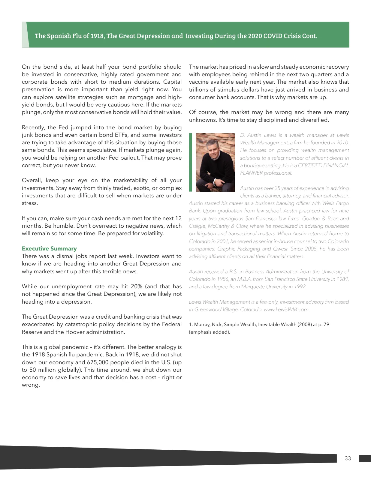 Page 33 of Manufactured Housing Review 2020 Q2