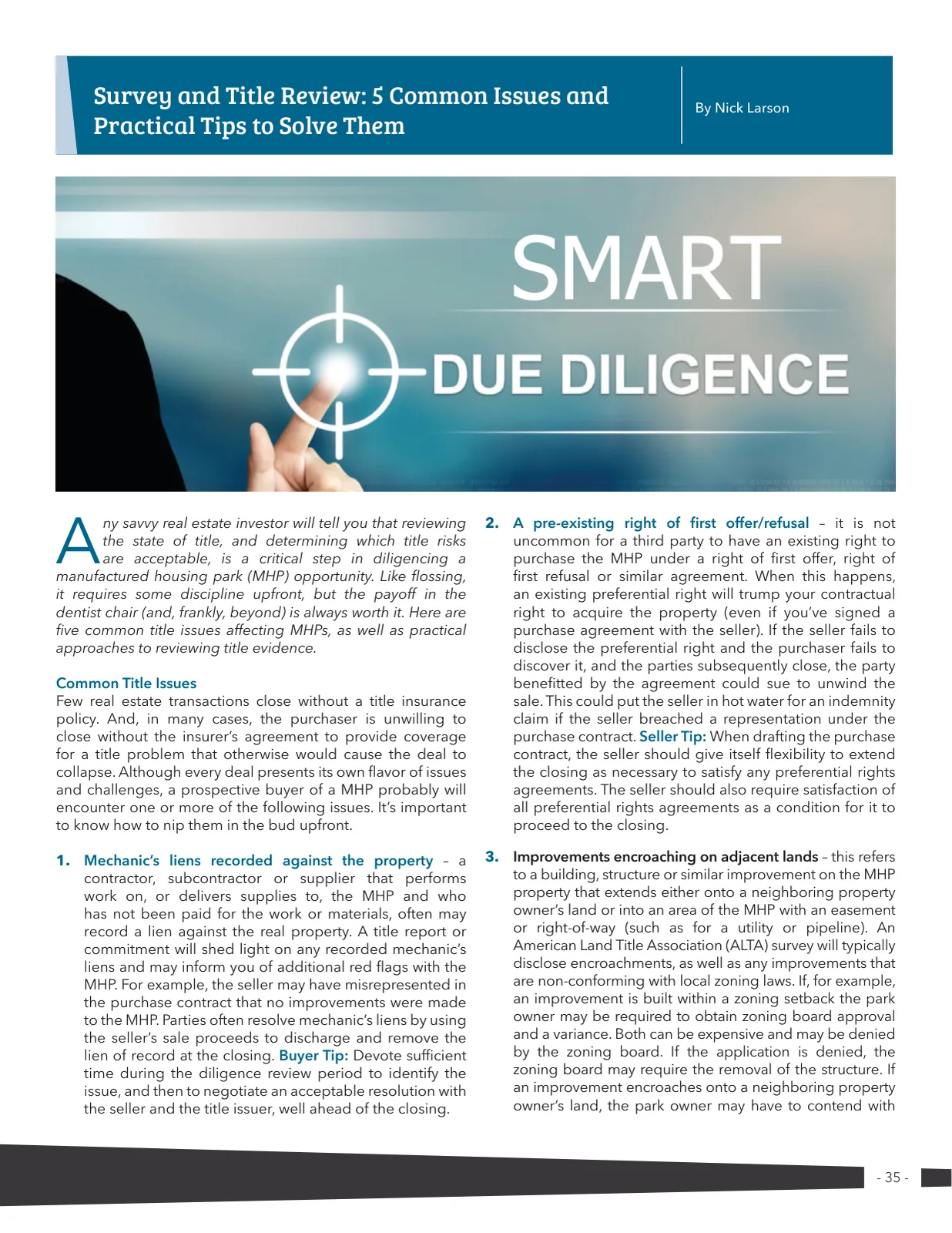 Page 35 of Manufactured Housing Review 2020 Q2