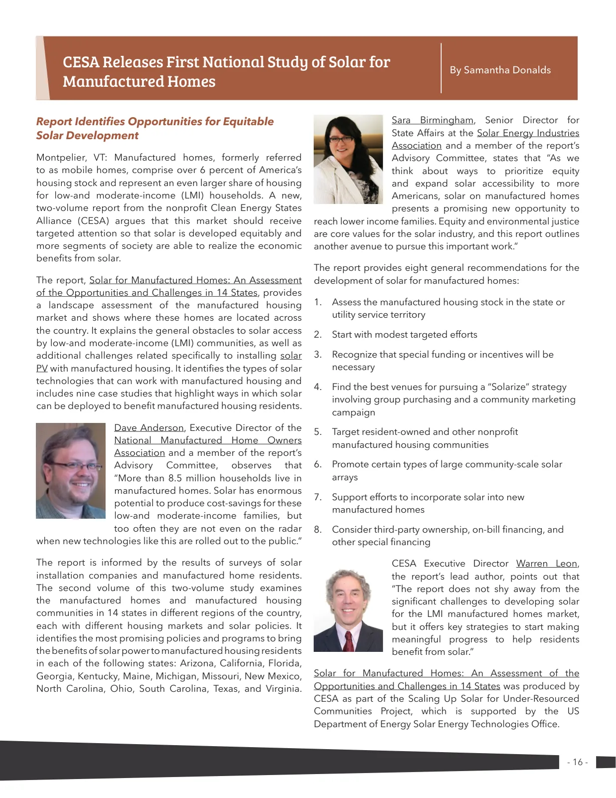 Page 16 of Manufactured Housing Review 2021 Q2