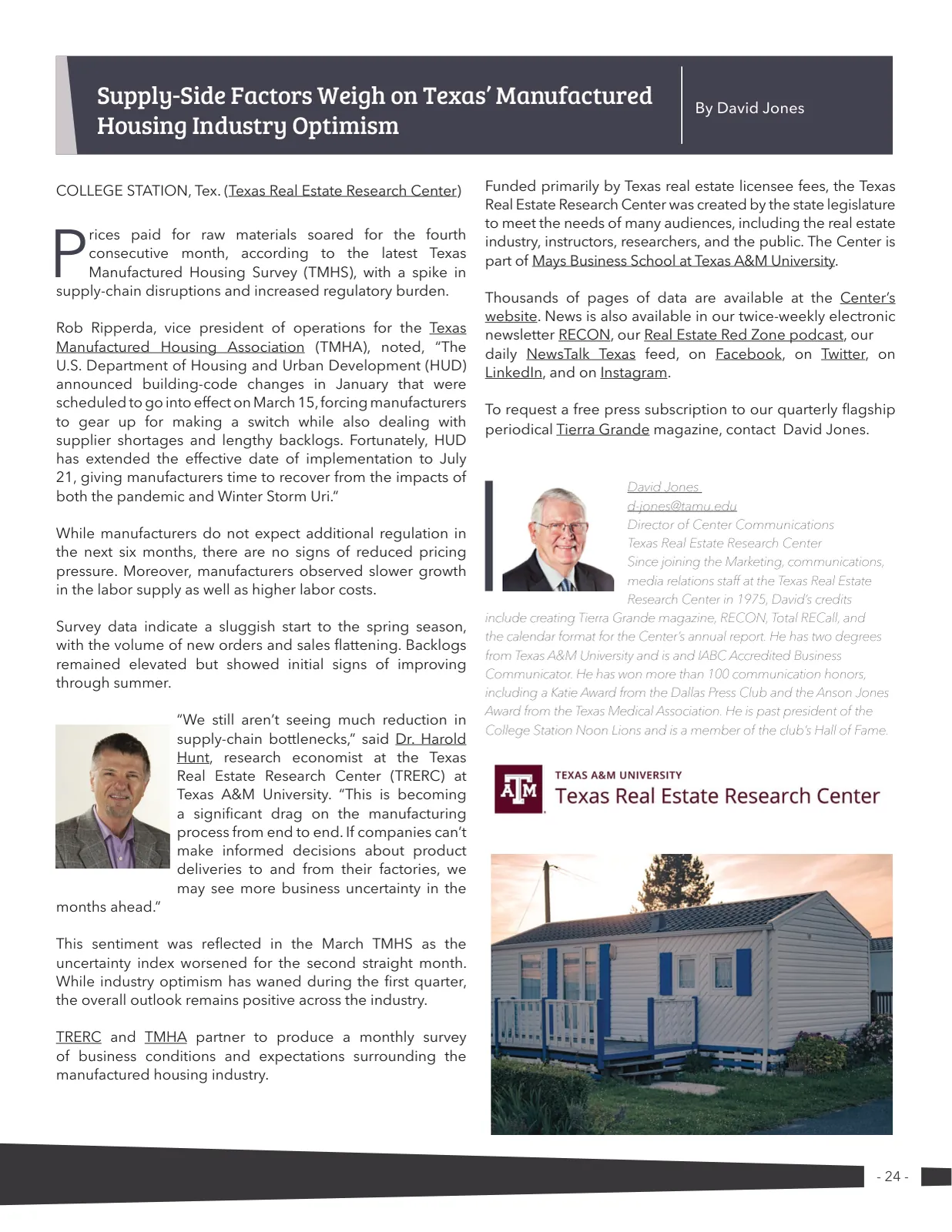 Page 24 of Manufactured Housing Review 2021 Q2