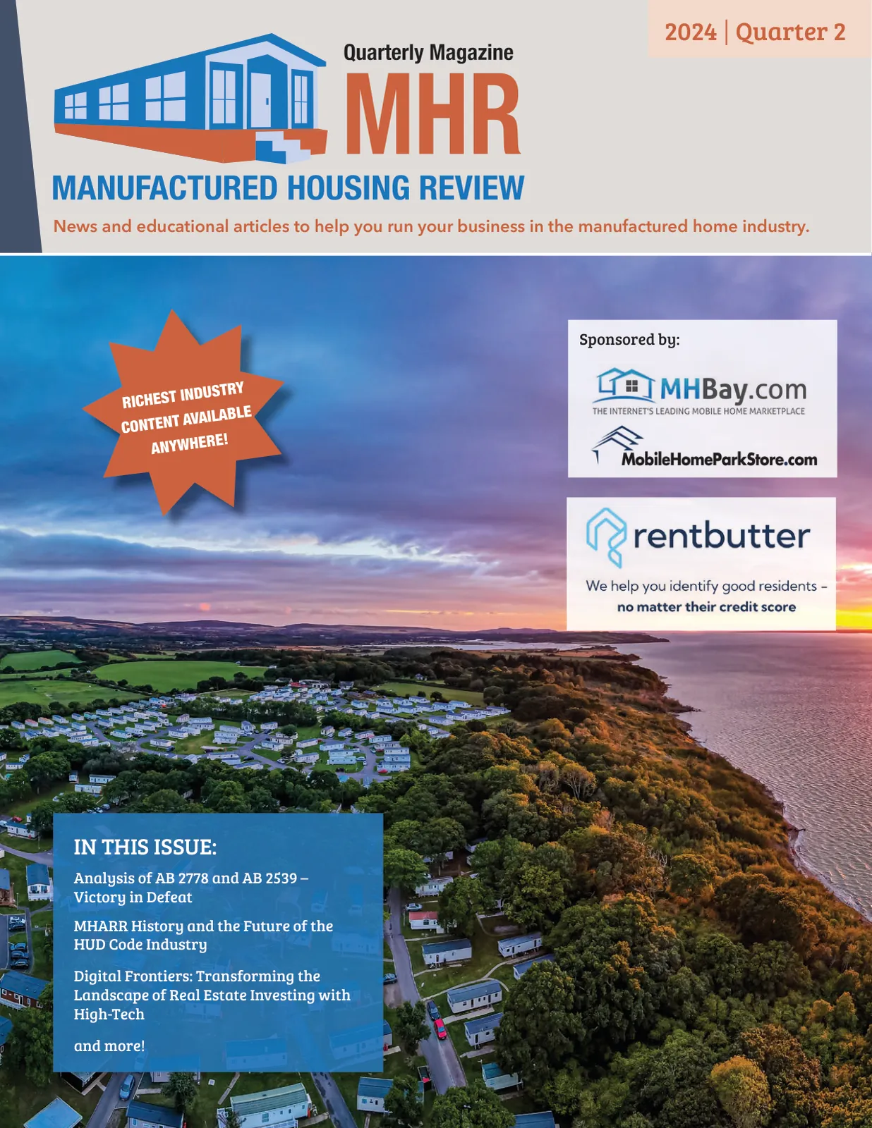 Page 1 of Manufactured Housing Review 2024 Q2