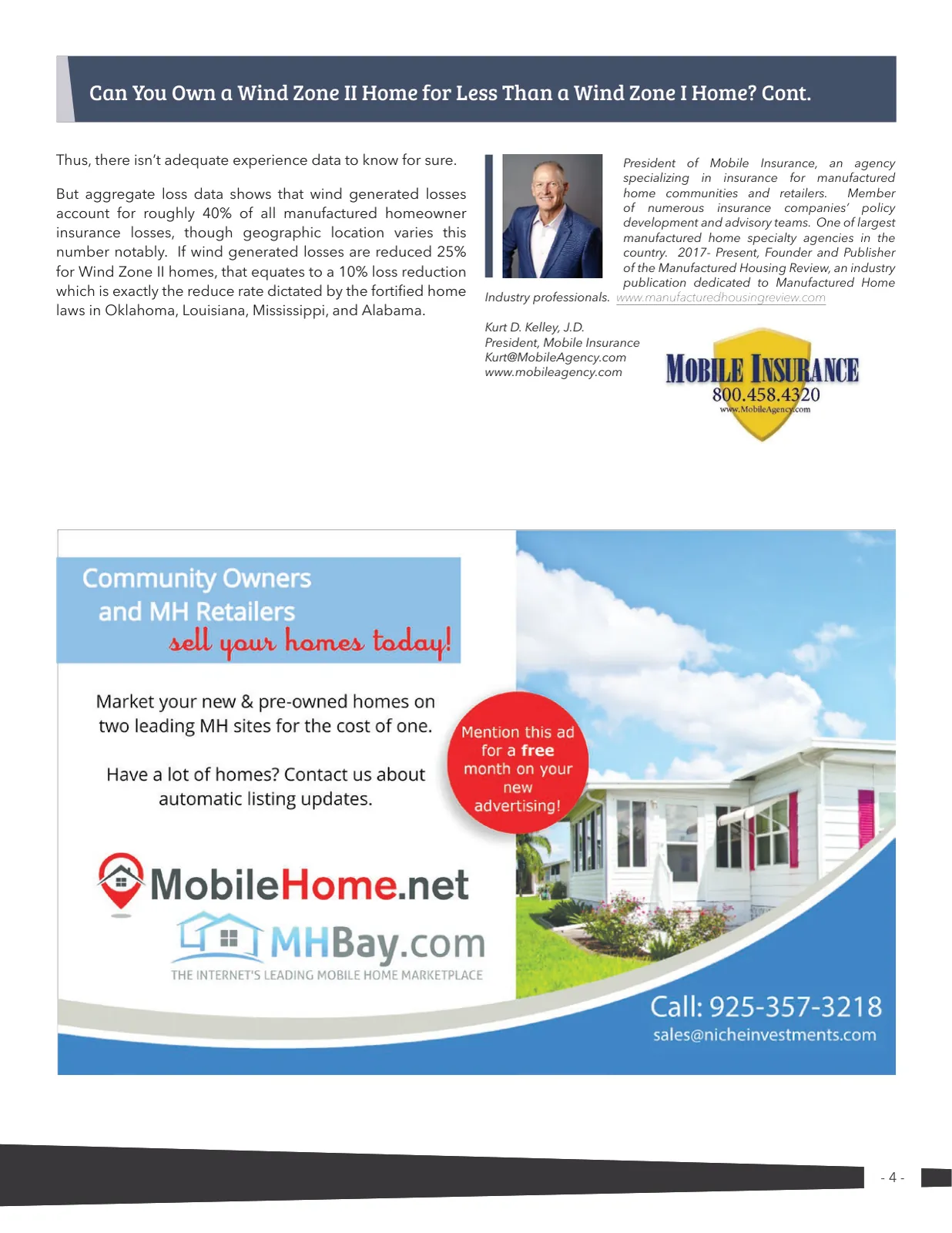 Page 4 of Manufactured Housing Review 2024 Q2