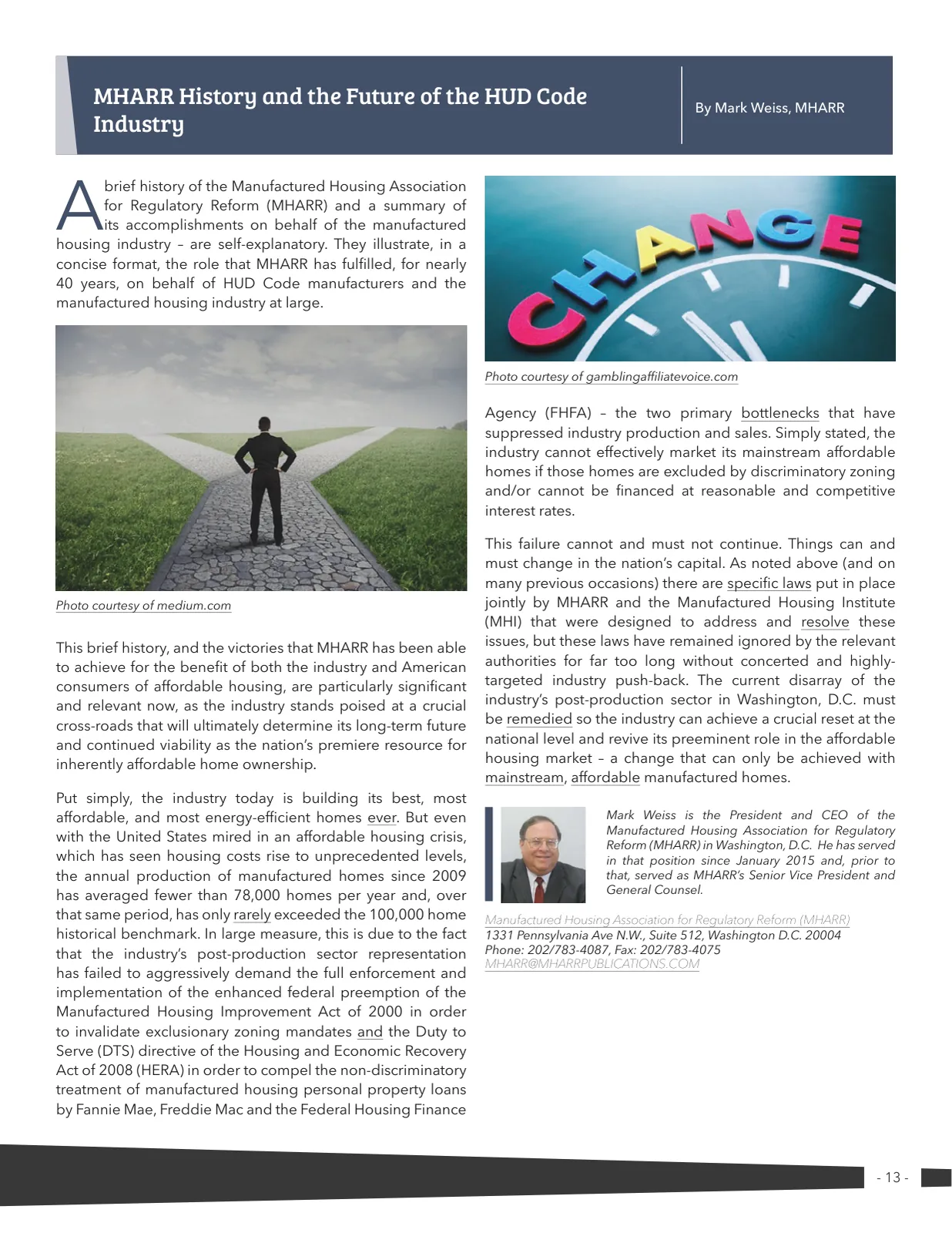 Page 13 of Manufactured Housing Review 2024 Q2