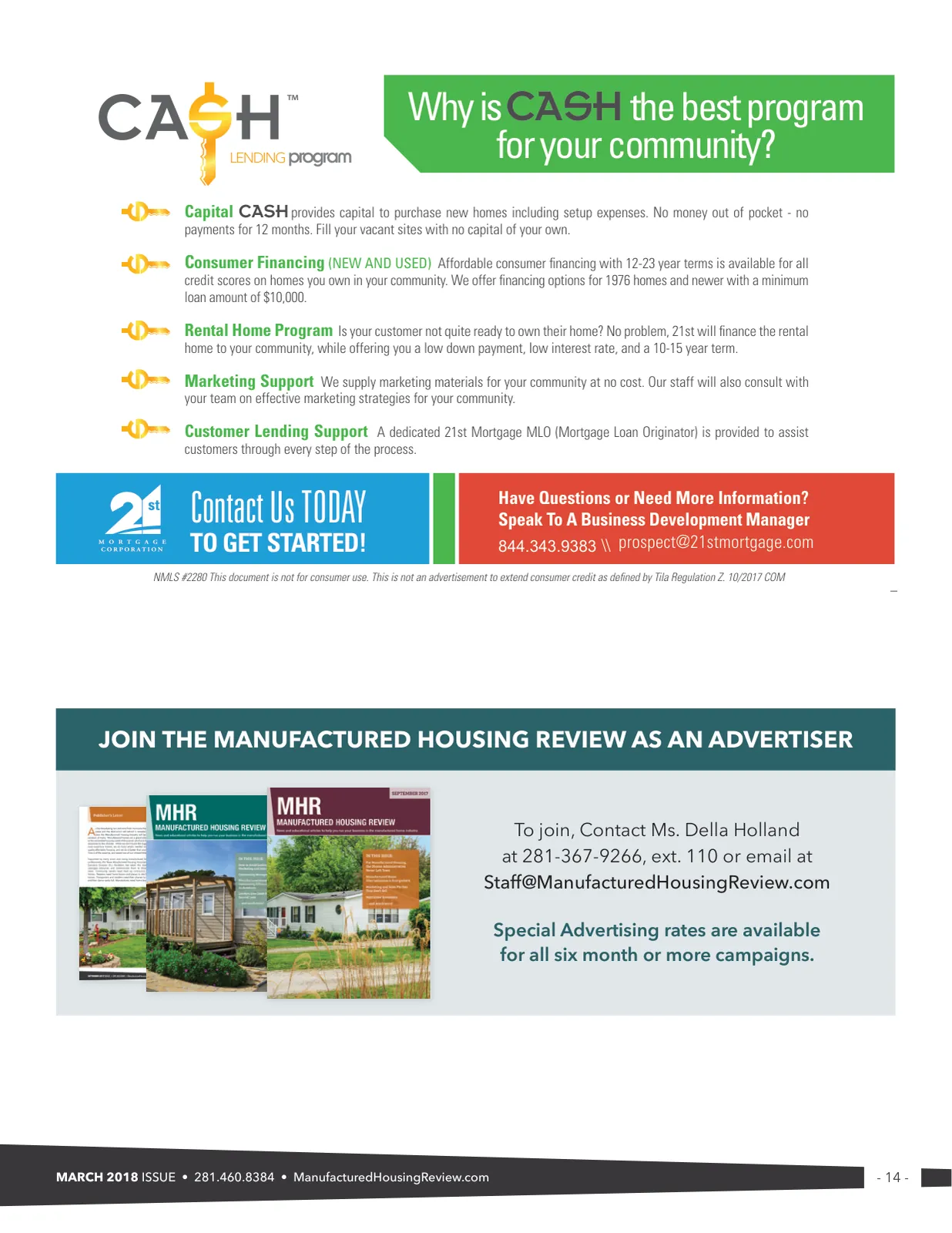 Page 14 of Manufactured Housing Review March 2018