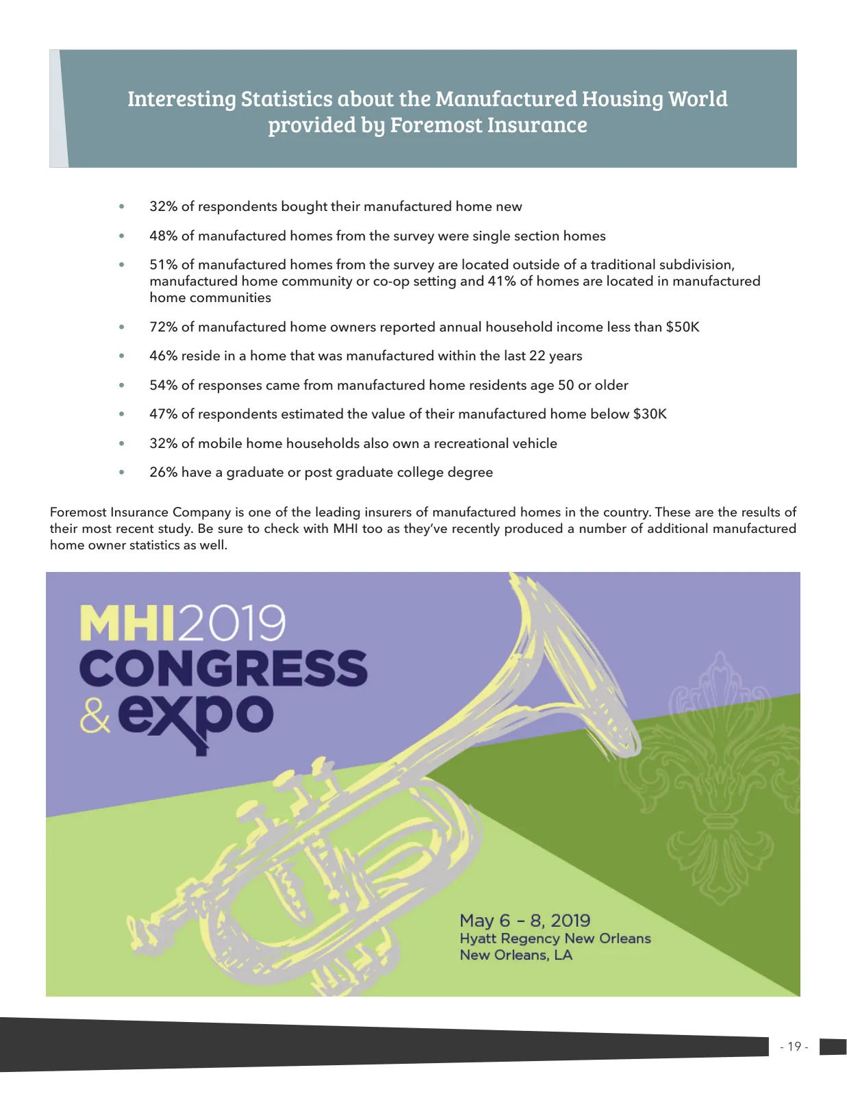 Page 19 of Manufactured Housing Review March 2019