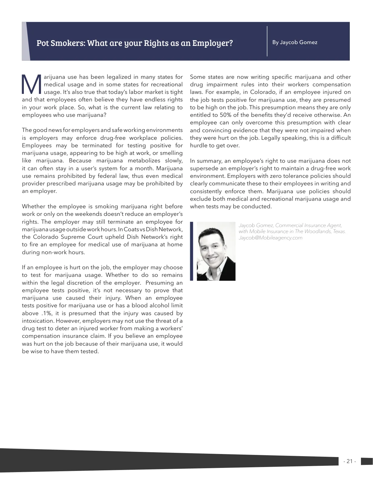 Page 21 of Manufactured Housing Review March 2019