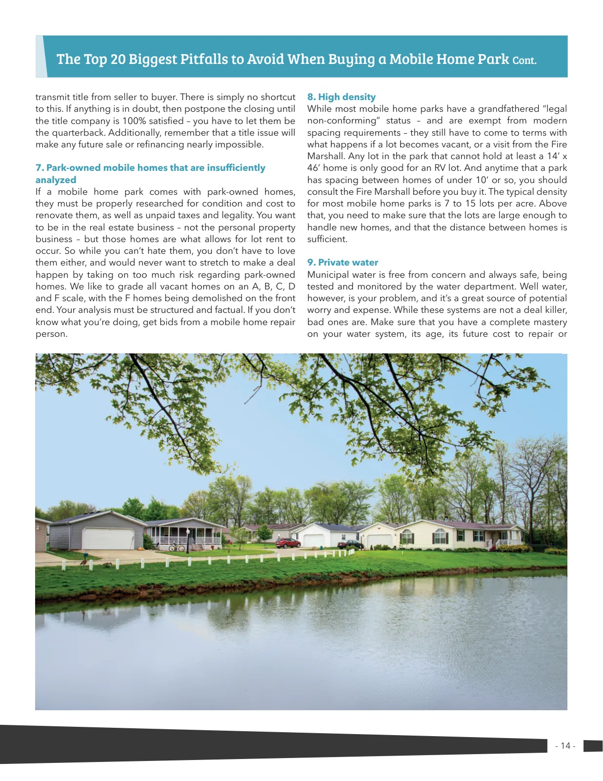 Page 14 of Manufactured Housing Review 2020 Q1