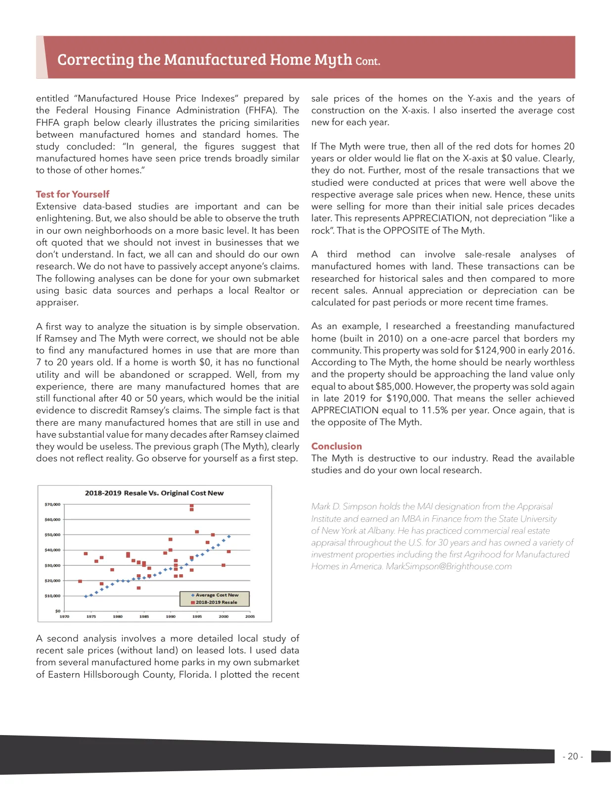 Page 20 of Manufactured Housing Review 2020 Q1