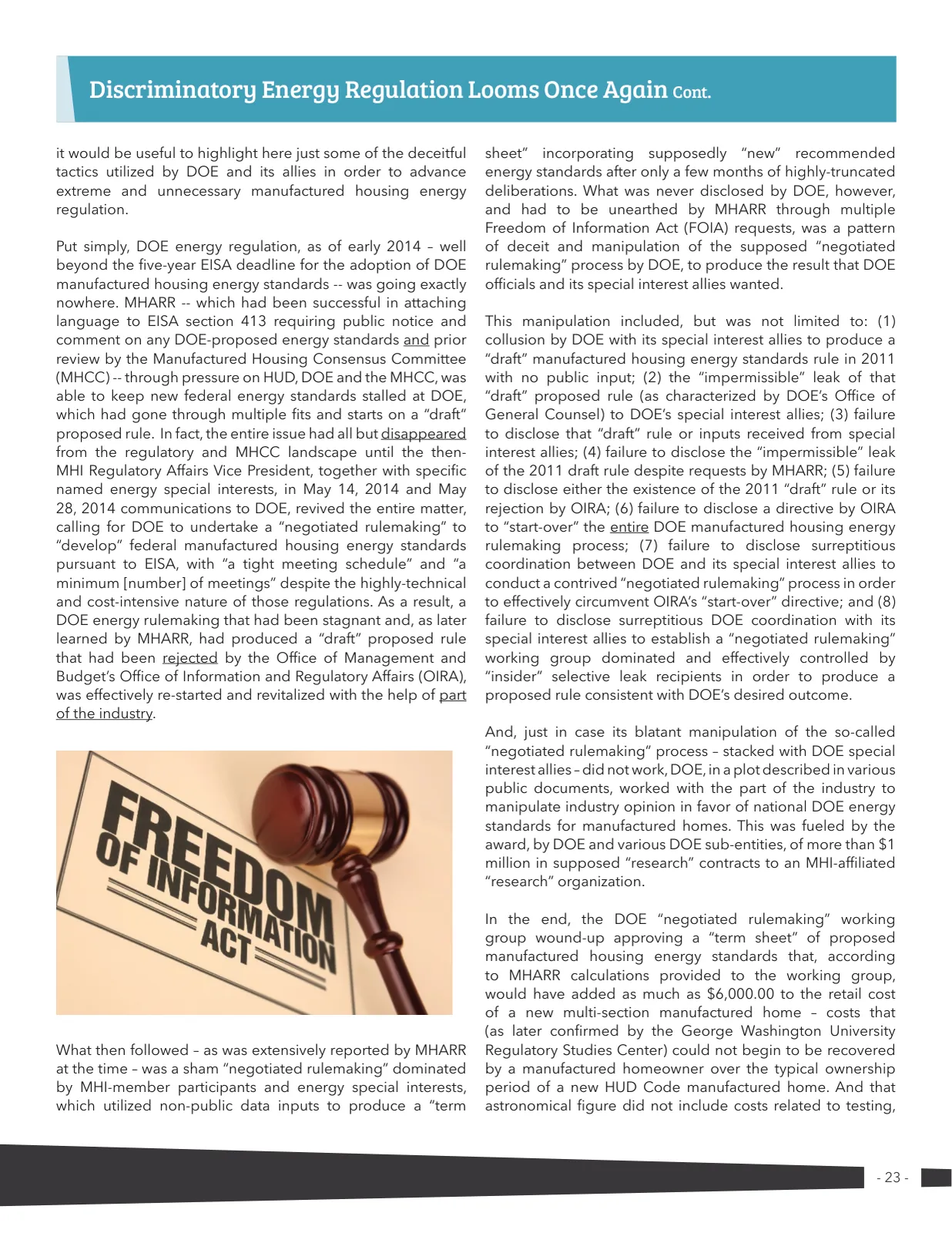 Page 23 of Manufactured Housing Review 2020 Q1