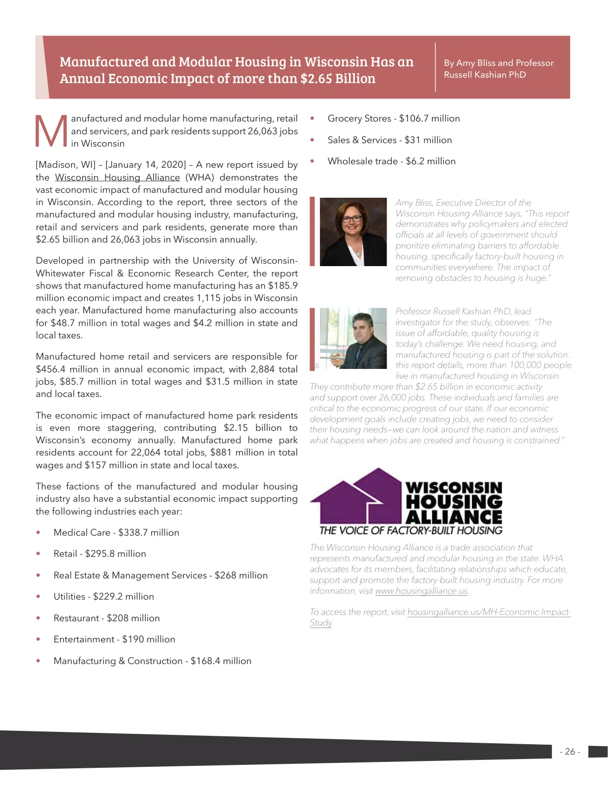 Page 26 of Manufactured Housing Review 2020 Q1