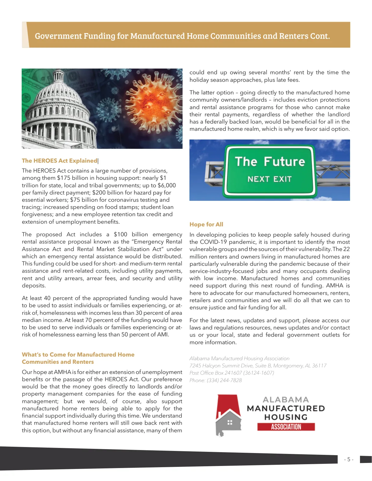 Page 5 of Manufactured Housing Review 2021 Q1