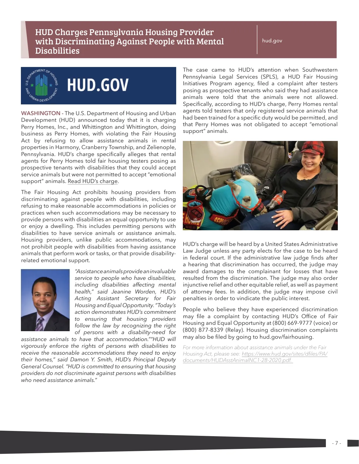 Page 7 of Manufactured Housing Review 2021 Q1
