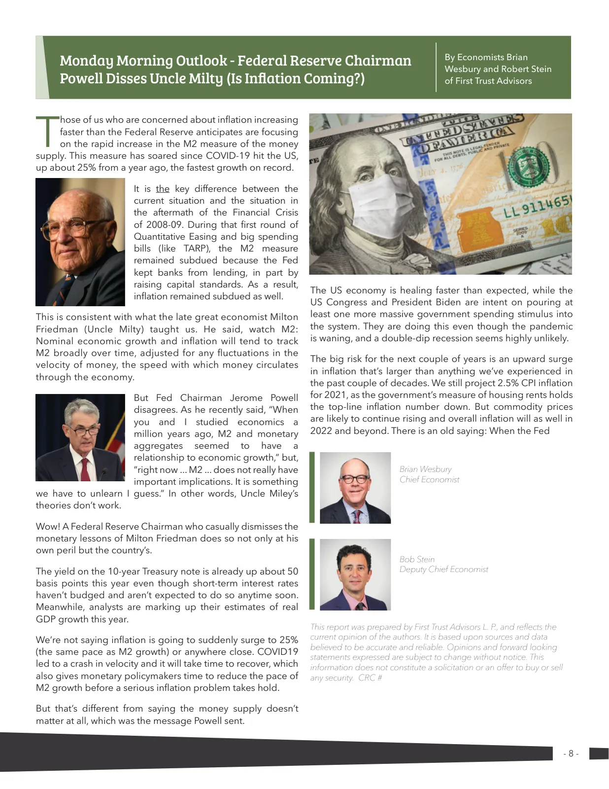 Page 8 of Manufactured Housing Review 2021 Q1