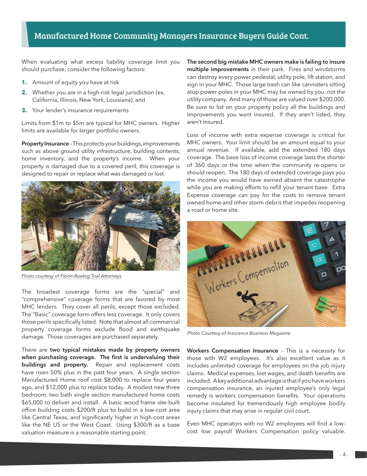 Page 4 of Manufactured Housing Review 2024 Q1